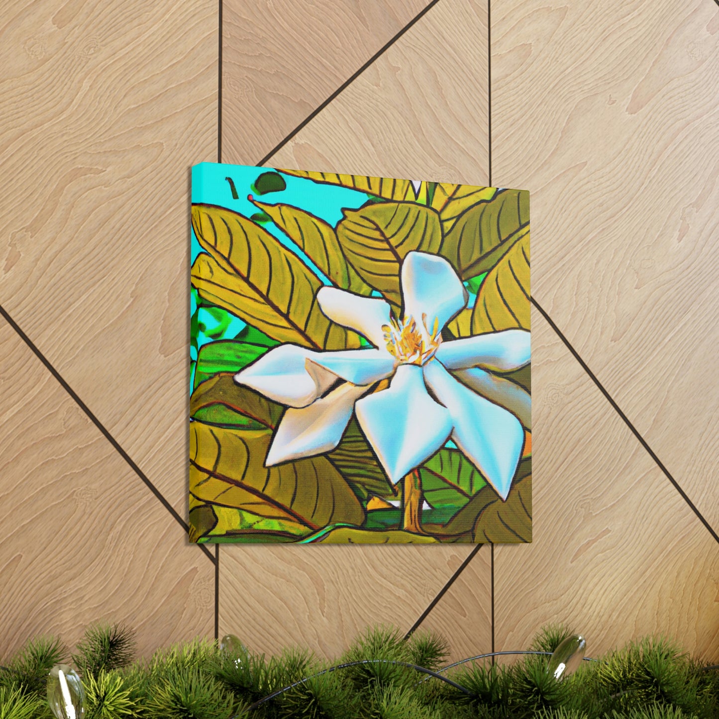 Gardenia Pop Pop Art - Canvas