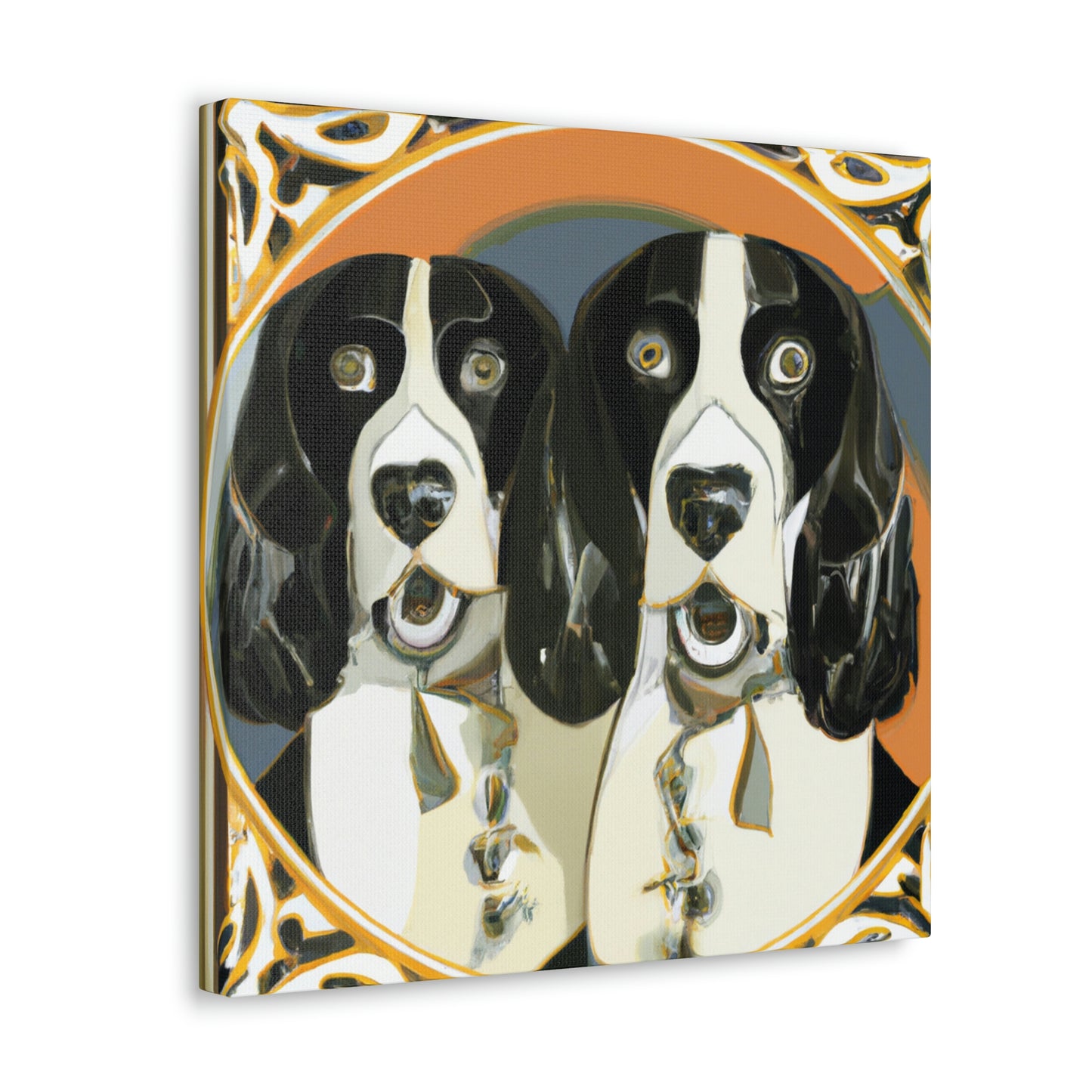 "Springer Spaniel Splendor" - Canvas