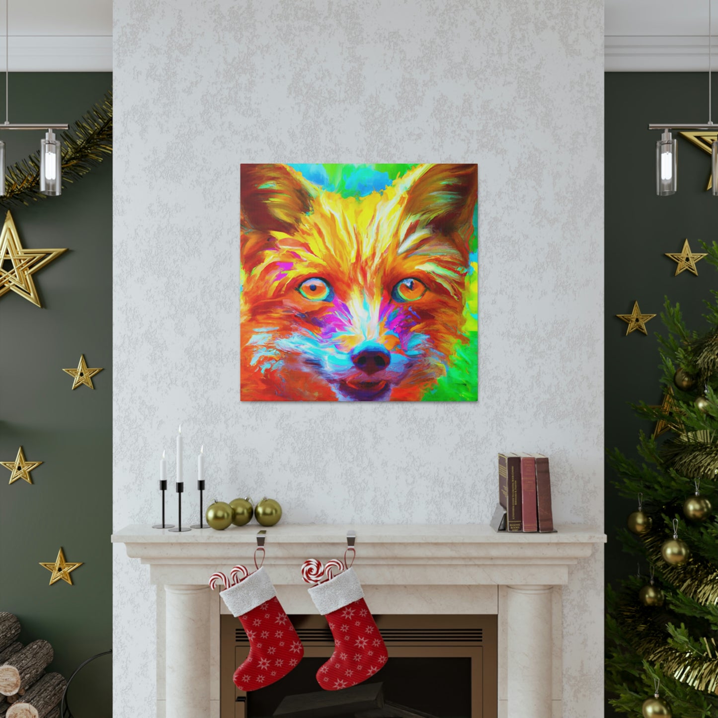 "The Dhole in Color" - Canvas