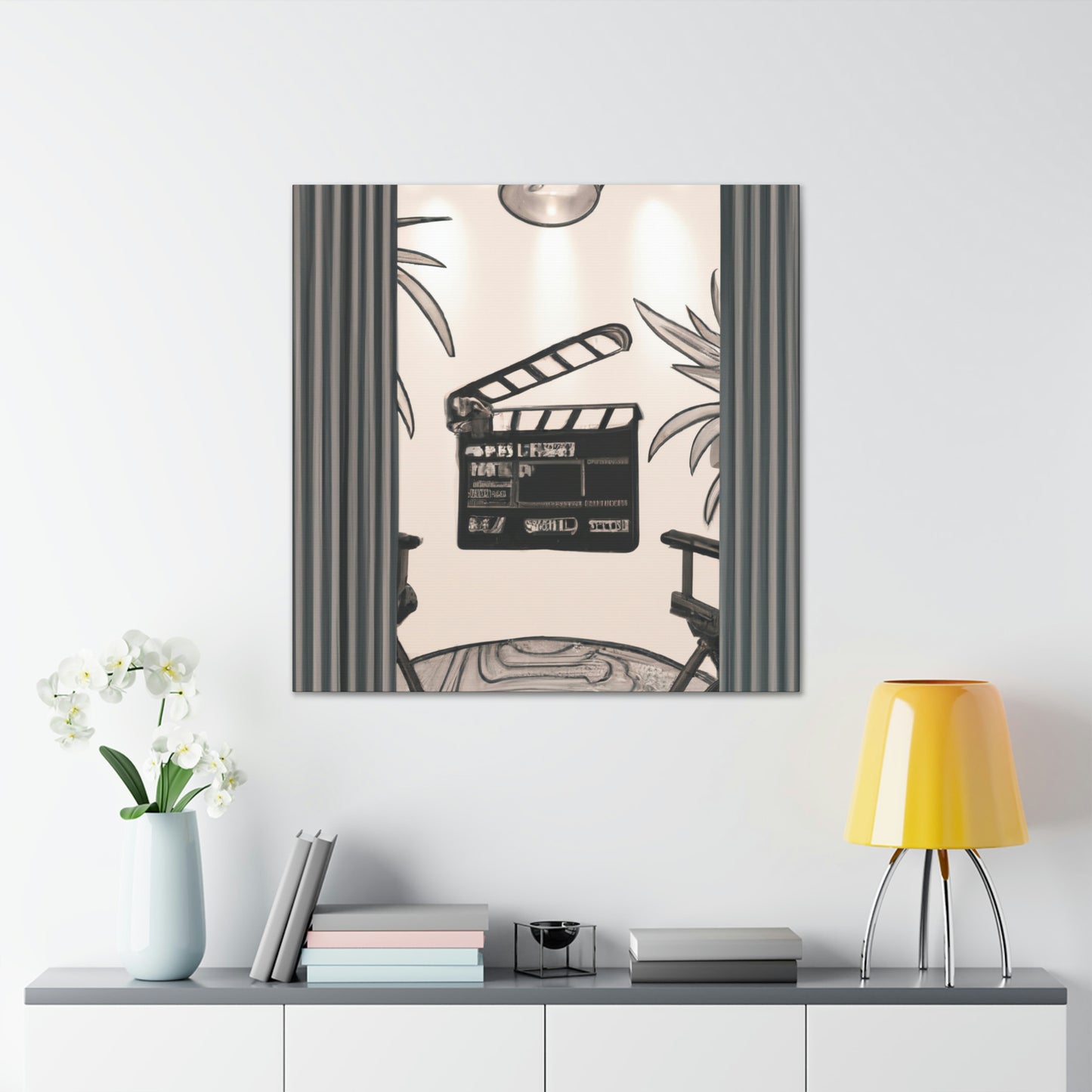 "Cinematic Magic Clapboard" - Canvas