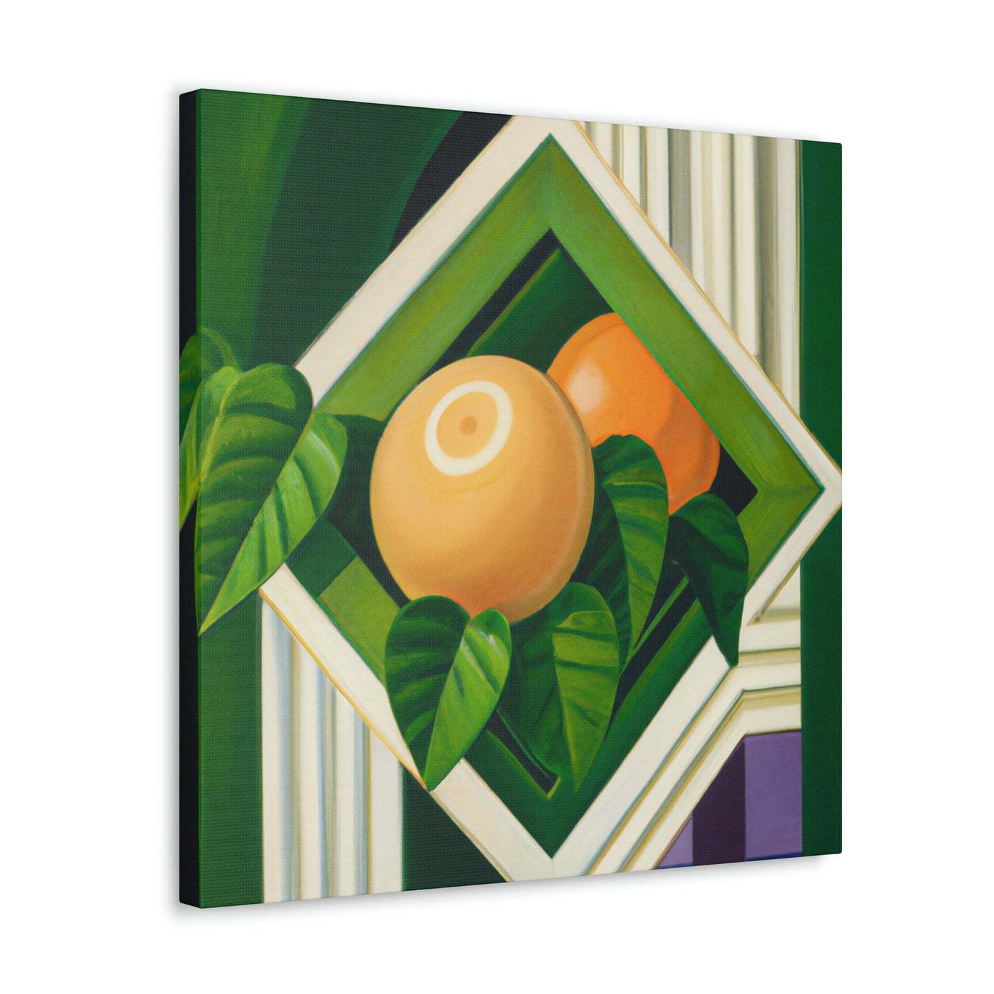 Luscious Art Deco Fruit - Canvas