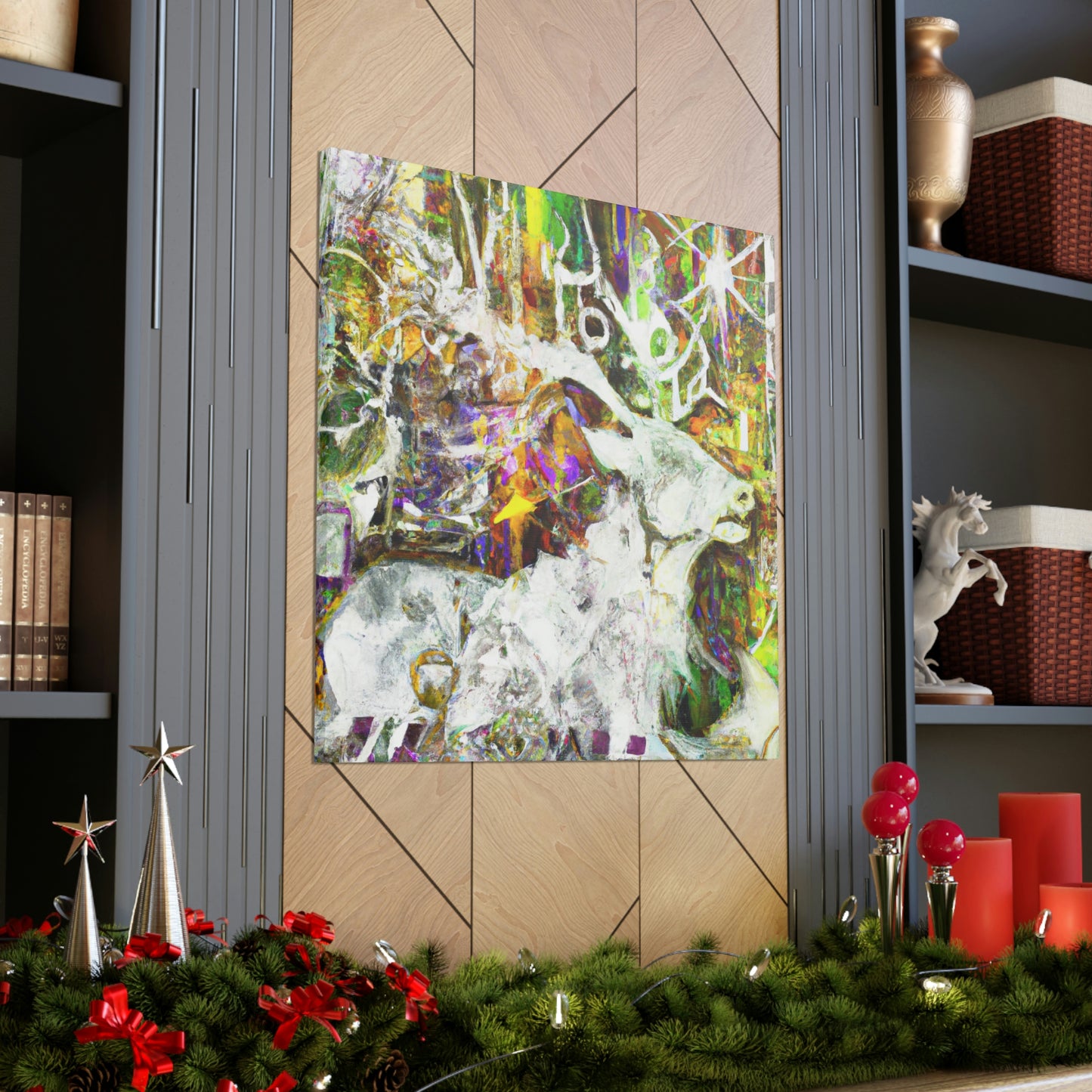 Reindeer in Flux - Canvas