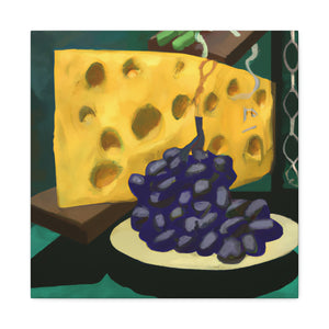 Cheese and Grapes Pop - Canvas