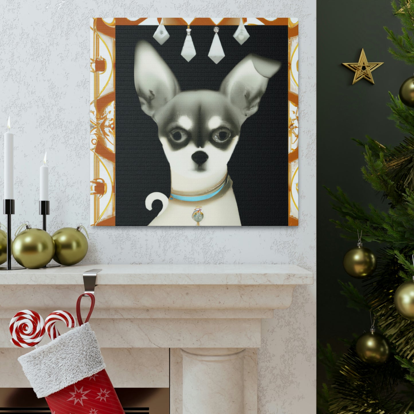 Blazing Chihuahua Splendor - Canvas