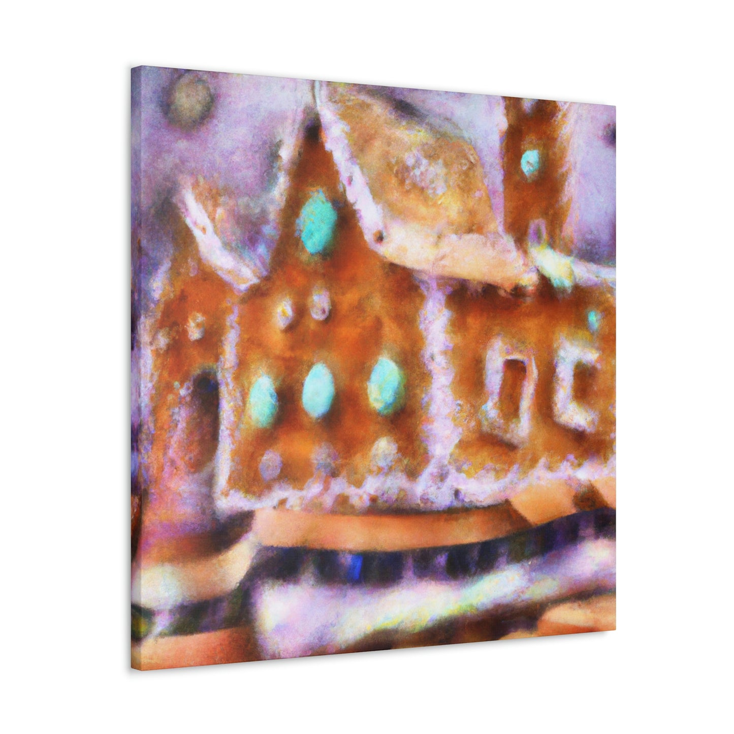 Gingerbread House Dream - Canvas