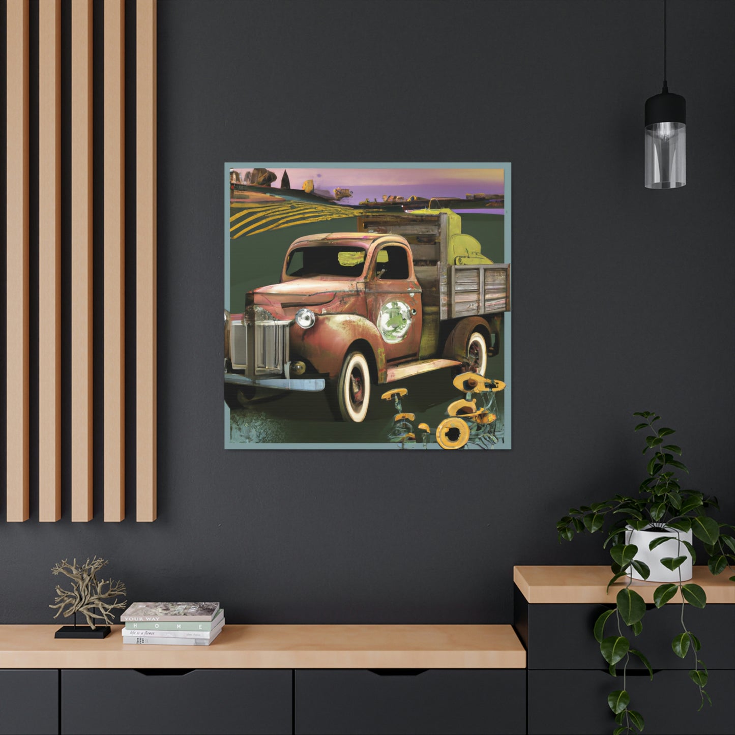 Trucking into Nostalgia - Canvas