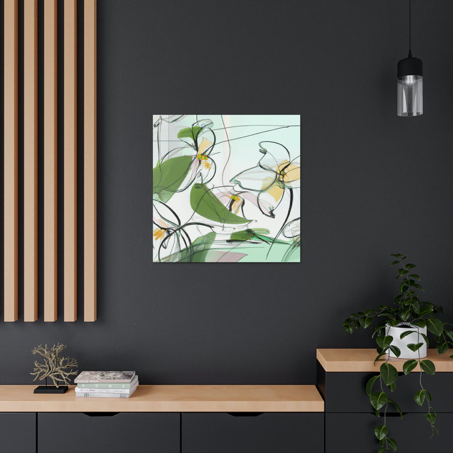 Jasmine in Art Deco - Canvas