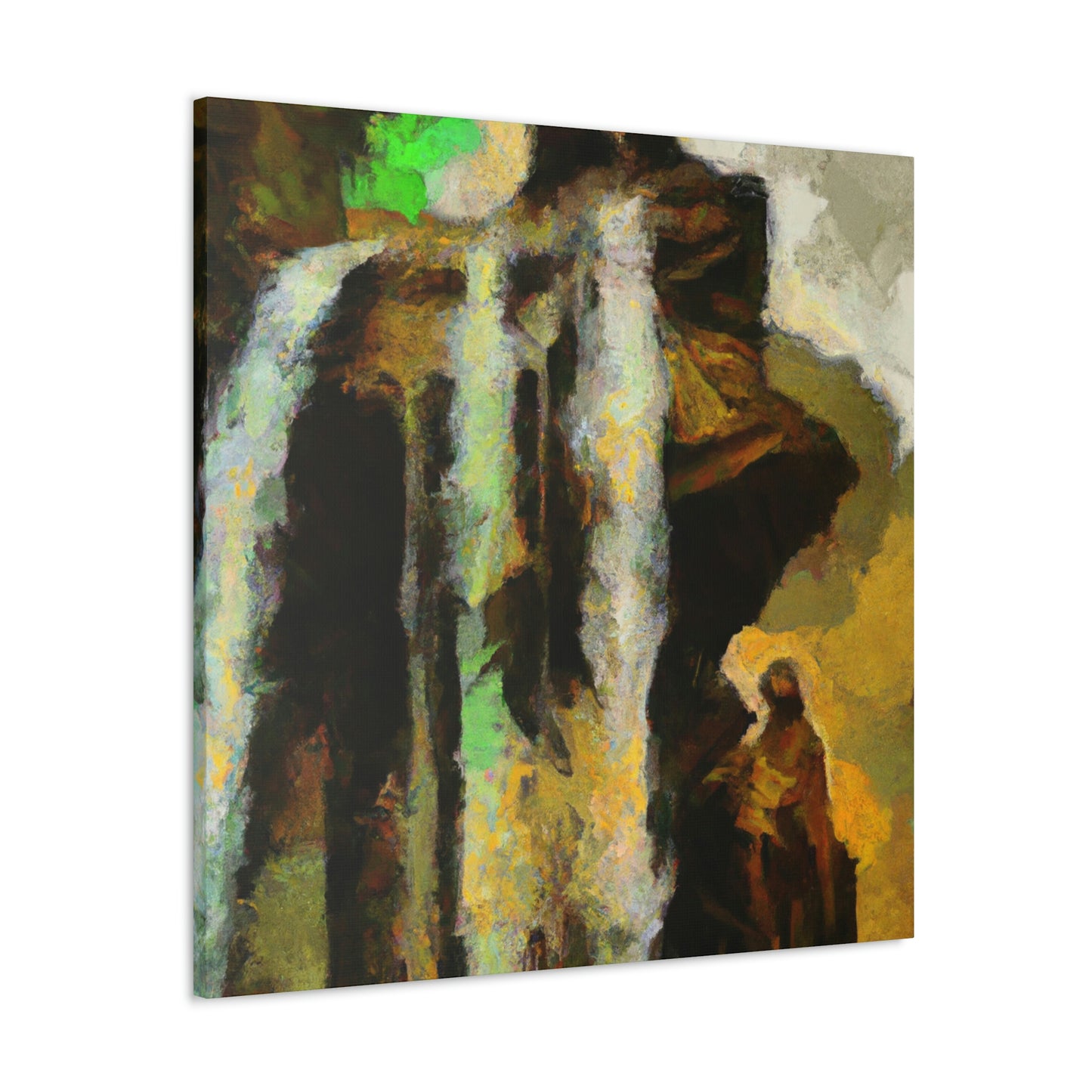 "Waterfall Melodic Mosaic" - Canvas