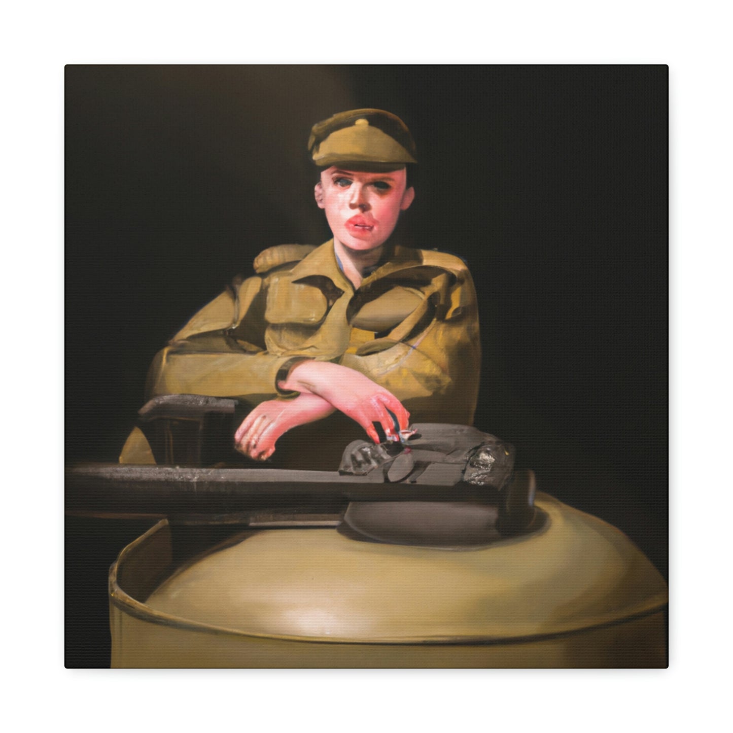 "Tank Operator's Dreamscape" - Canvas