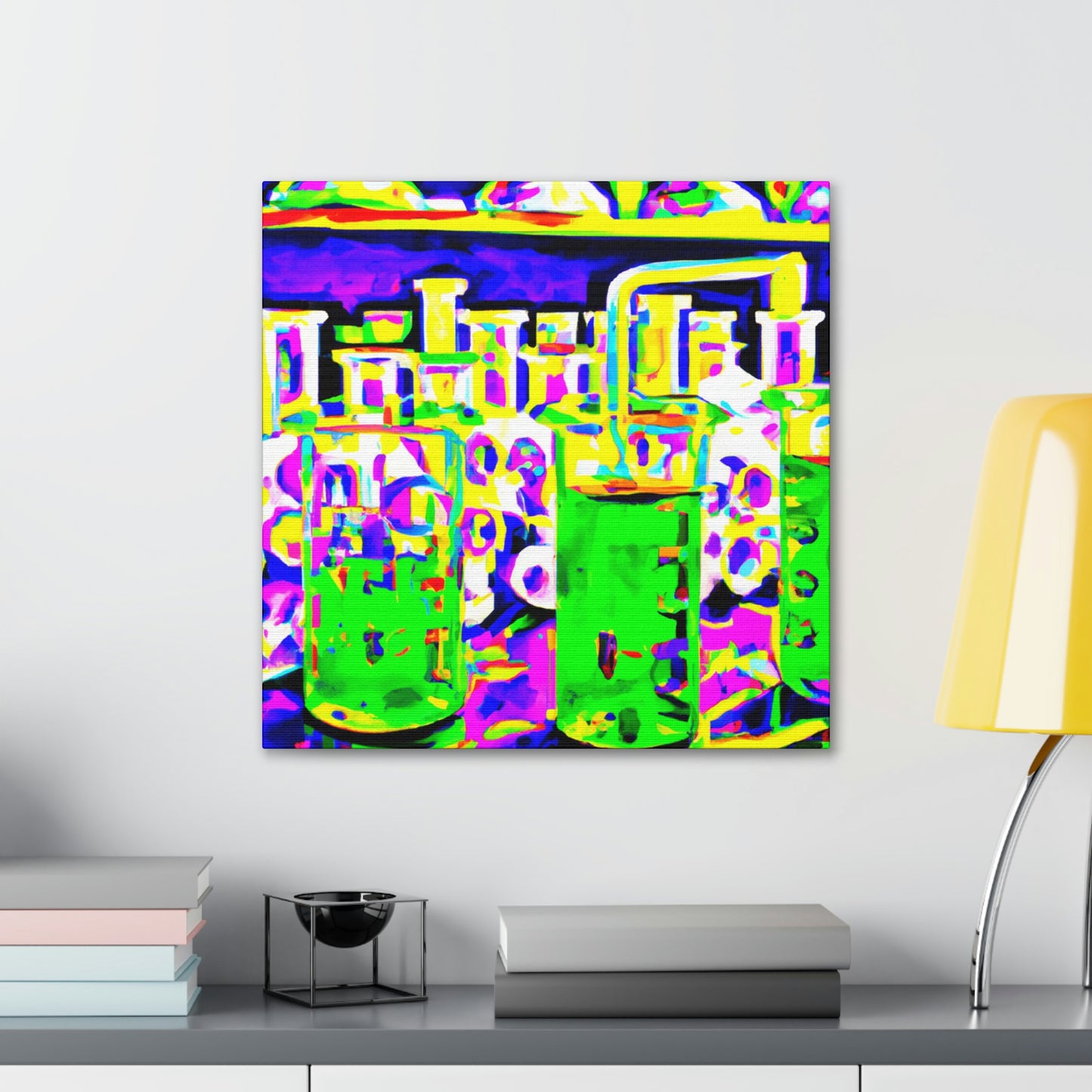 "Test Tube Symphony" - Canvas