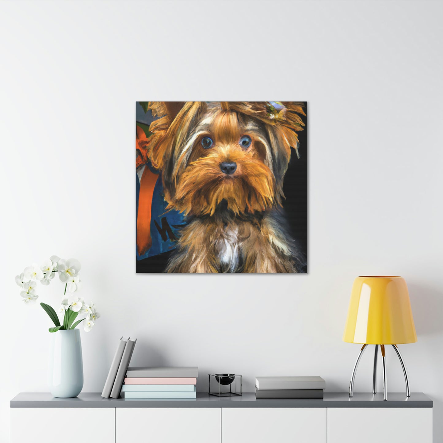 "Yorkshire Terrier Surrealism" - Canvas