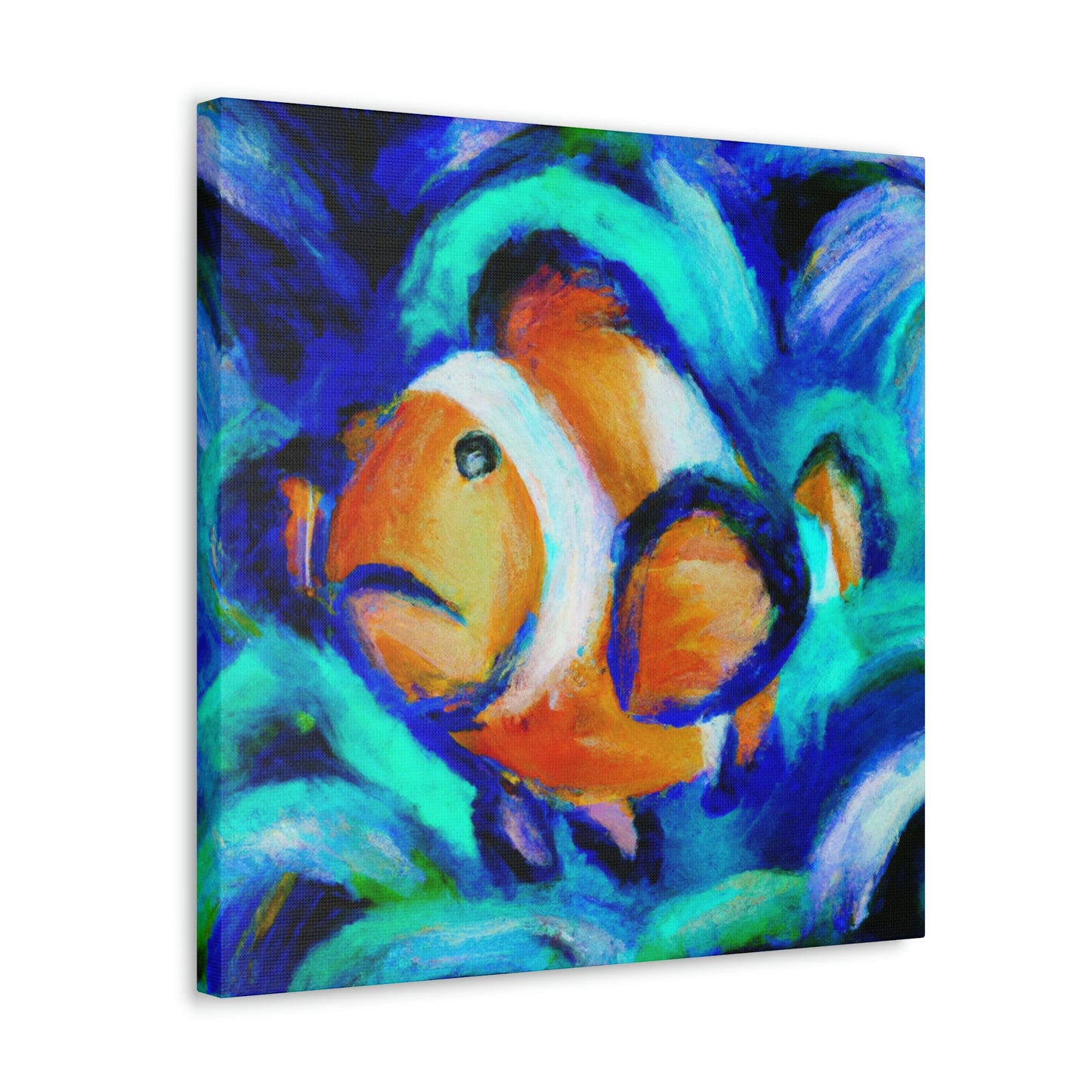 Clownfish in Expressionism - Canvas