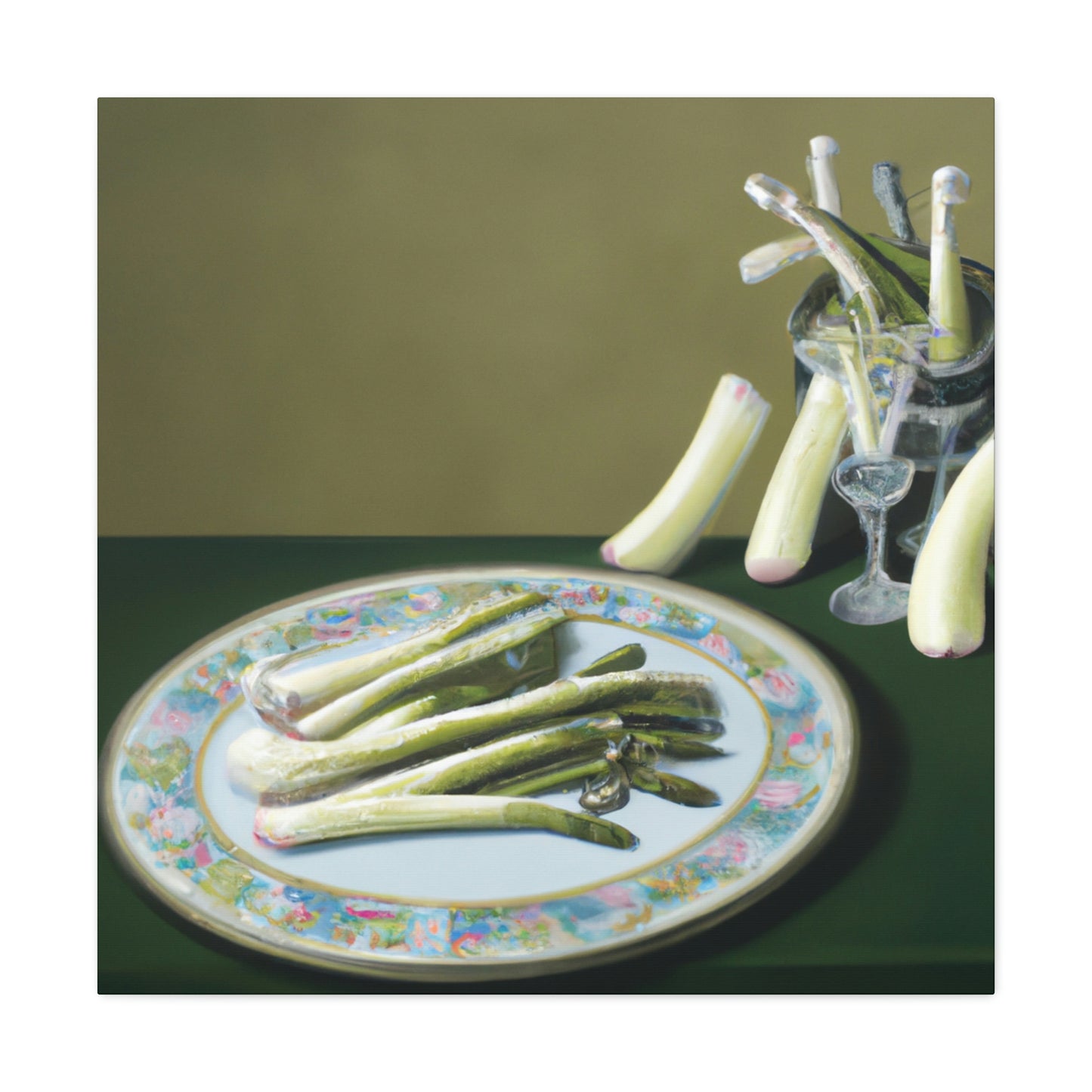 "The Asparagus Harvest" - Canvas