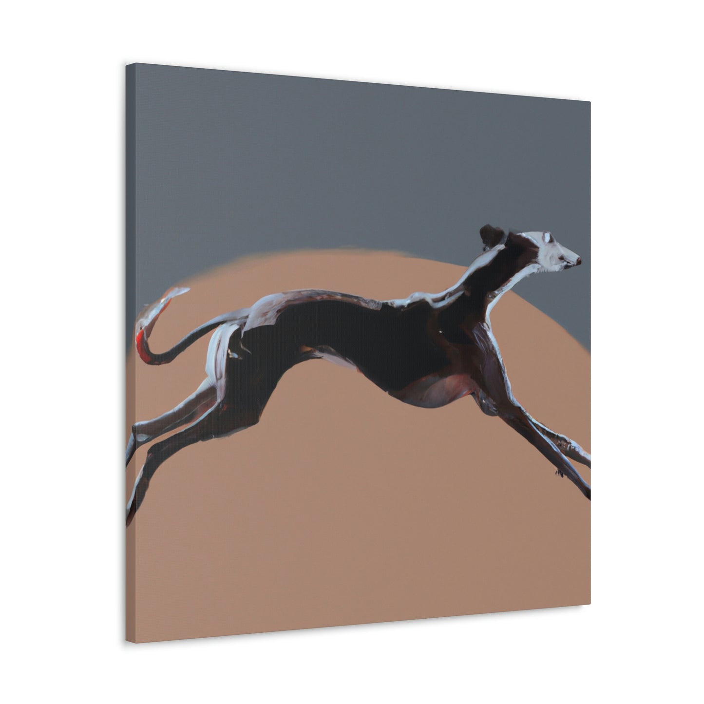 "Greyhound Minimalism Portrait" - Canvas