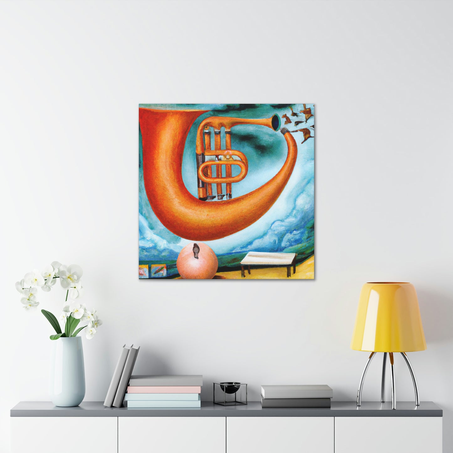 "Trumpet in a Dreamscape" - Canvas