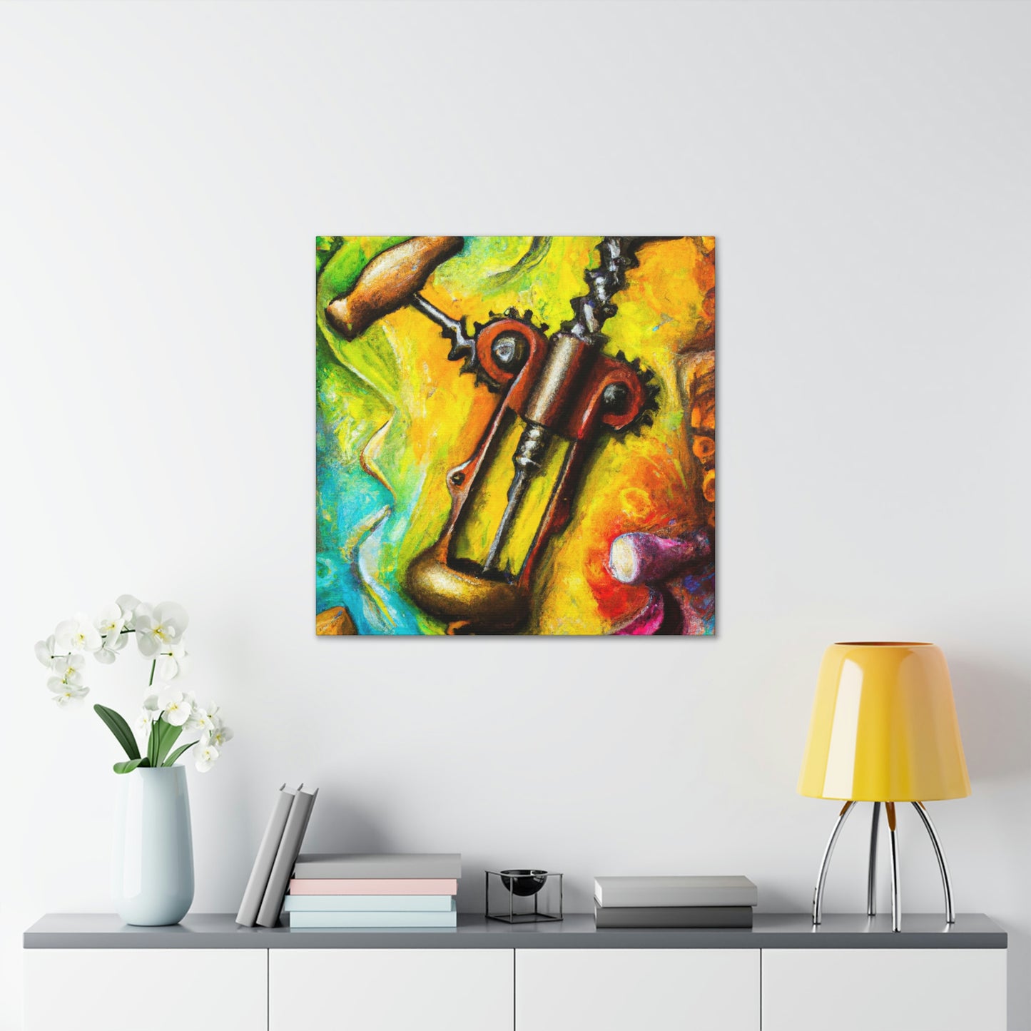 "Corkscrew of Steampunk". - Canvas