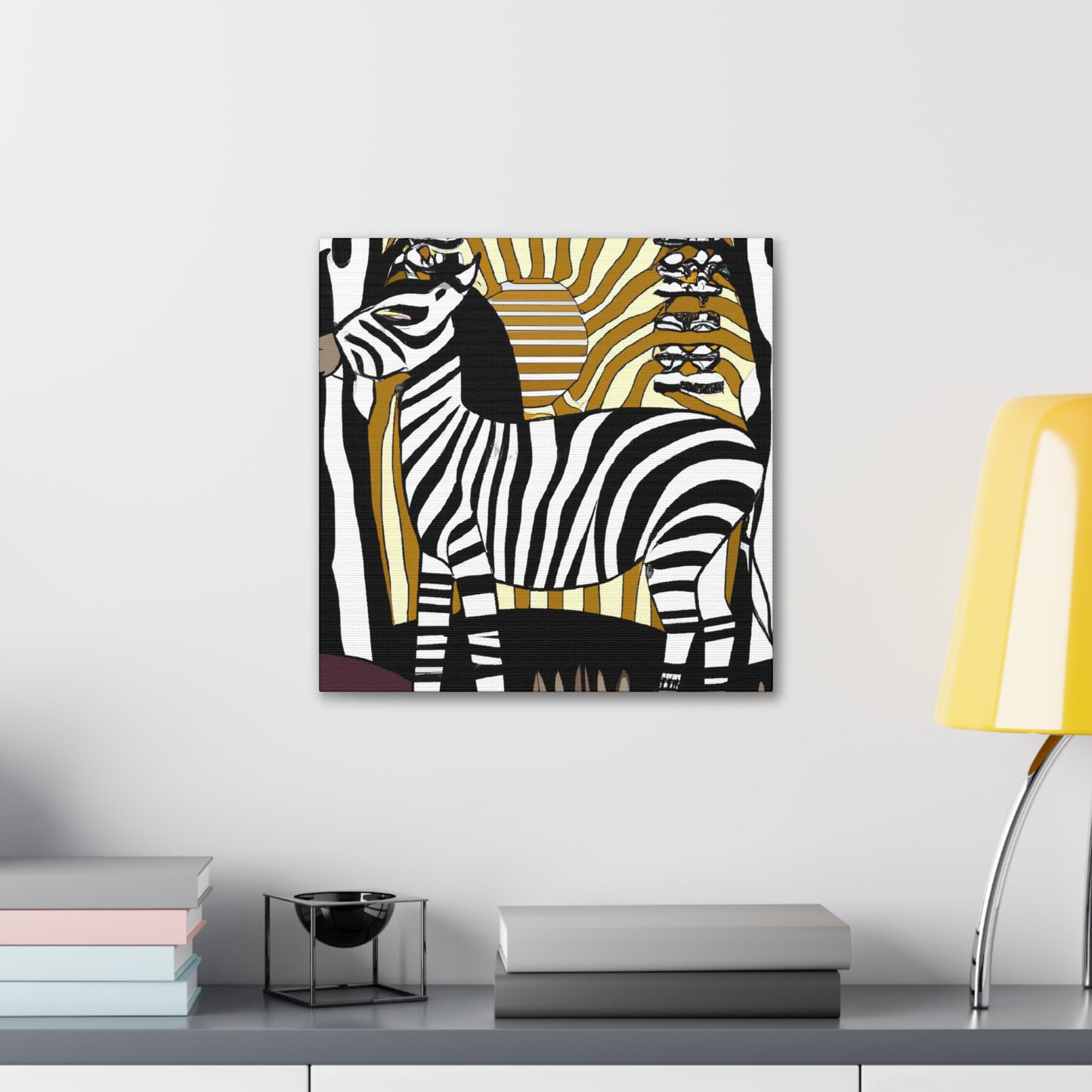 "Zebra's Glorious Strides" - Canvas