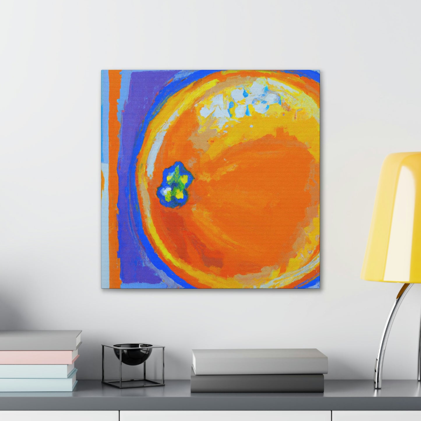 "Orange Abstract Brilliance" - Canvas