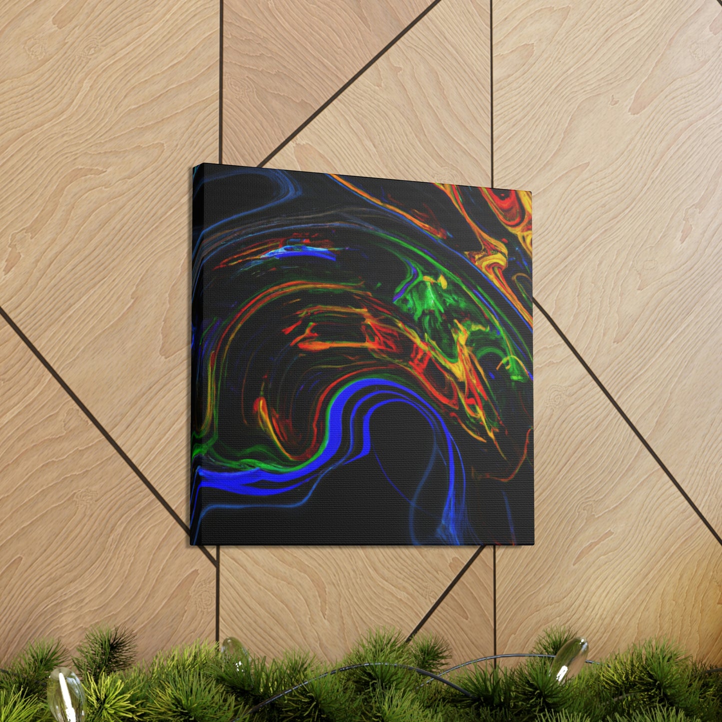 Dawn of Flowing Colors - Canvas