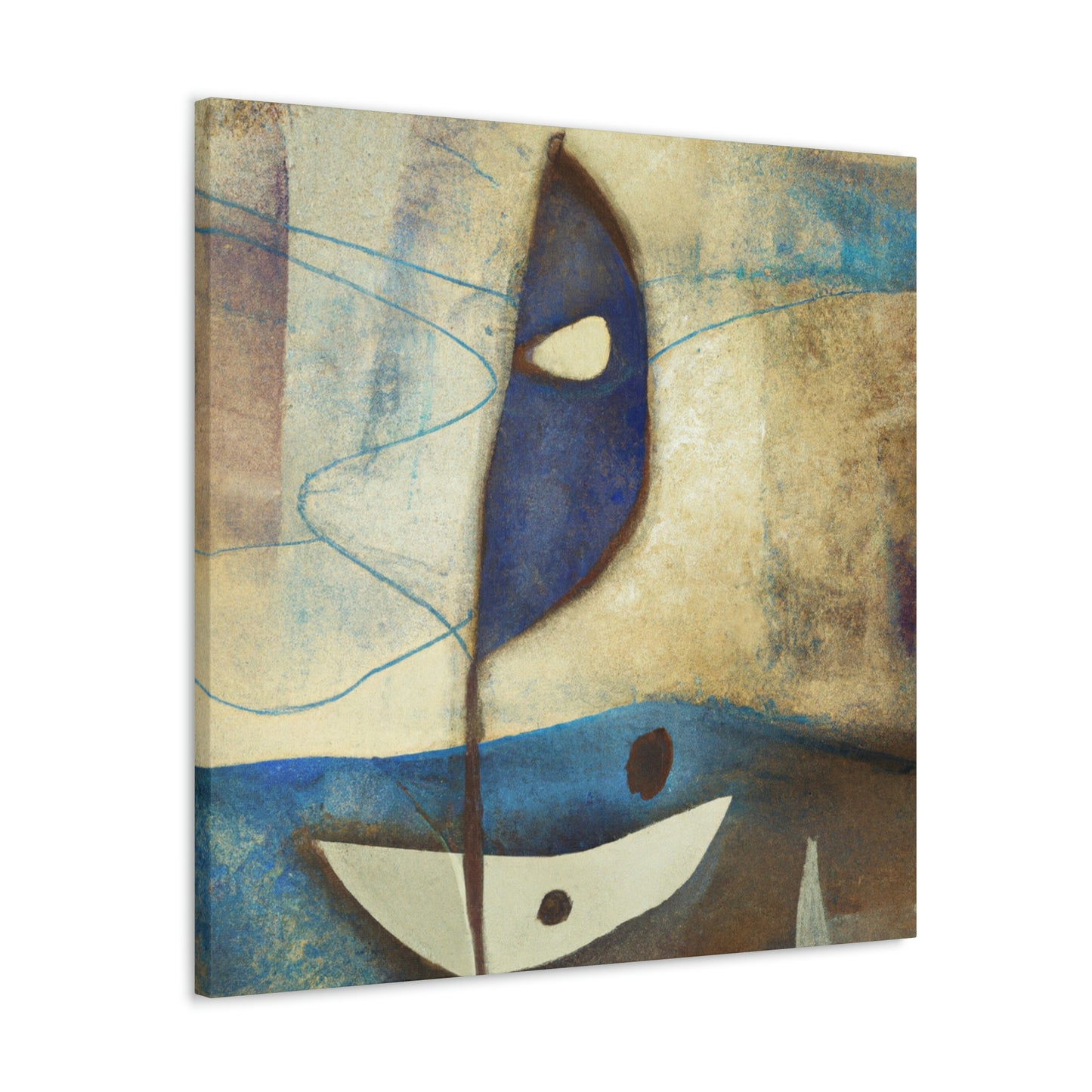 Sailing on Blue Waves - Canvas