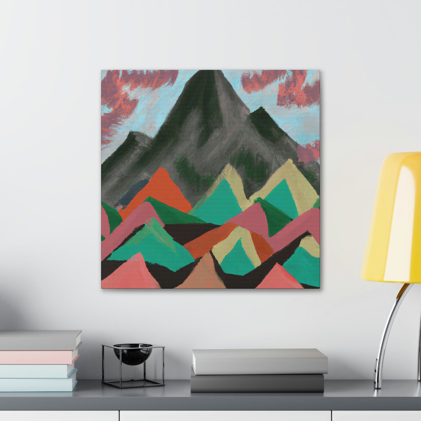 Mountain Majesty Mosaic - Canvas