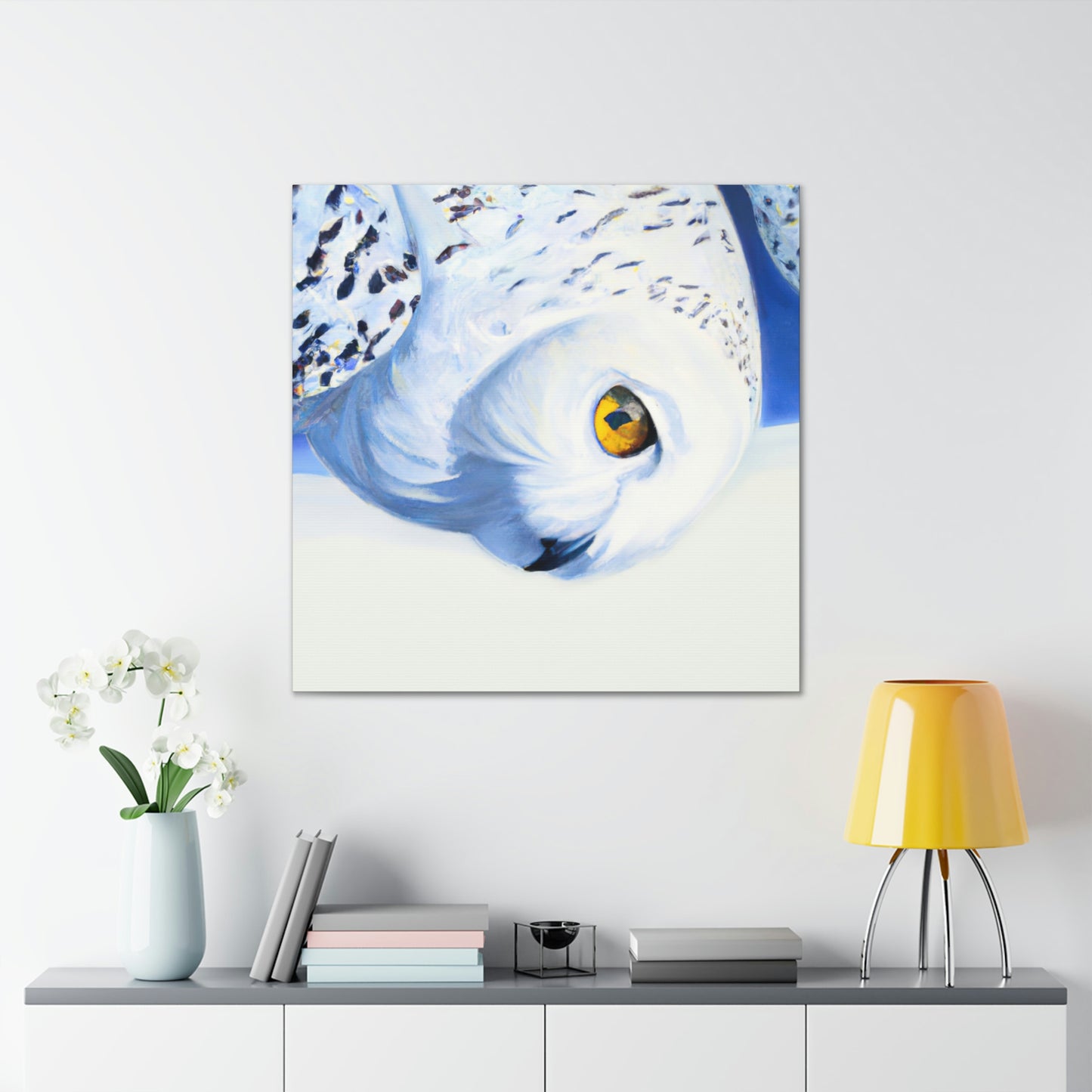 Snowy Owl Splendor - Canvas