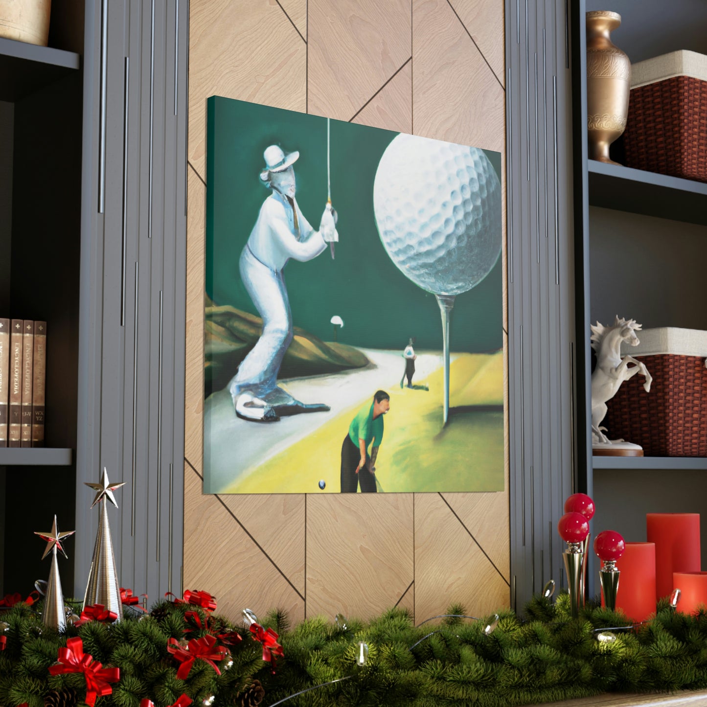 Golfing Through Dreamland - Canvas