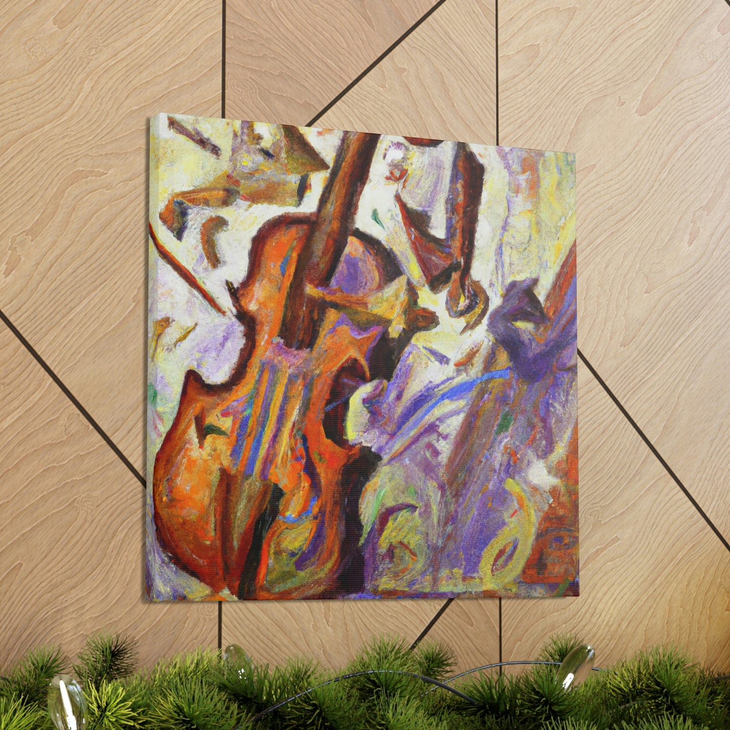 "The Violin's Symphony" - Canvas