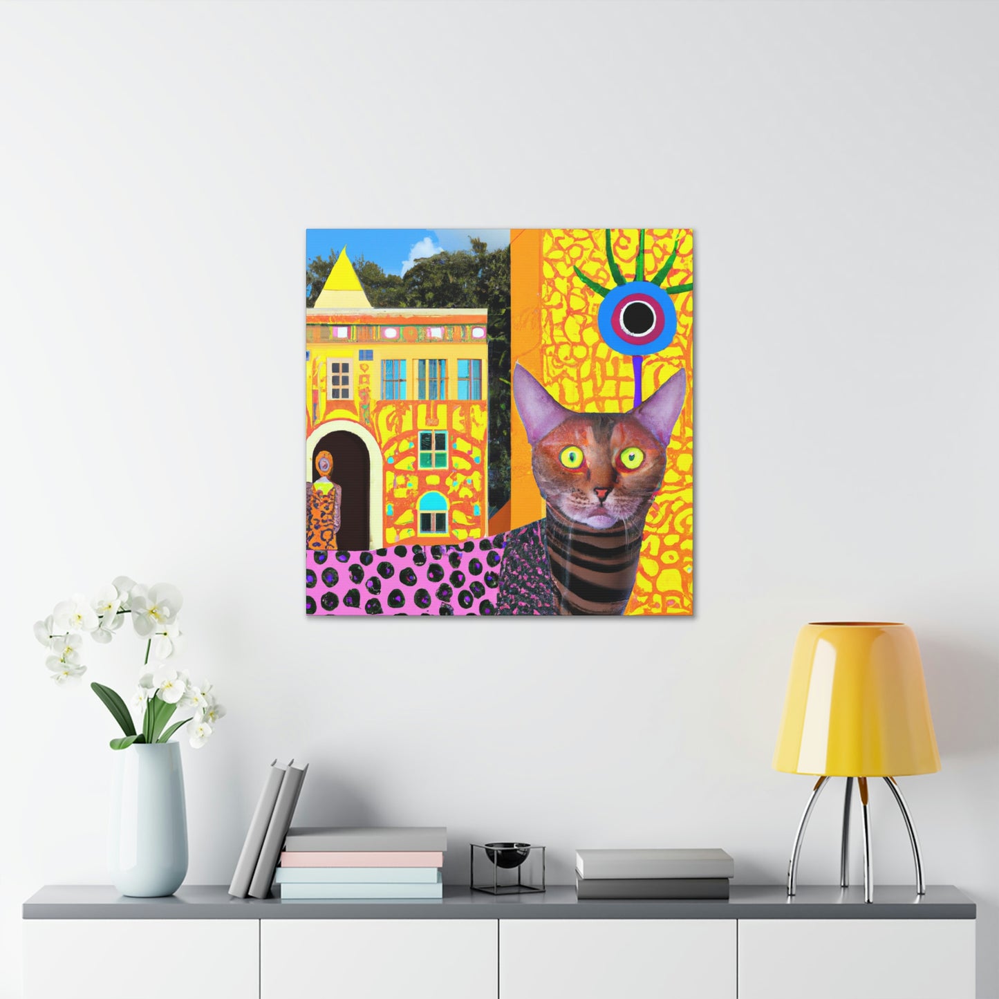 Gilded Abyssinian Monarch - Canvas