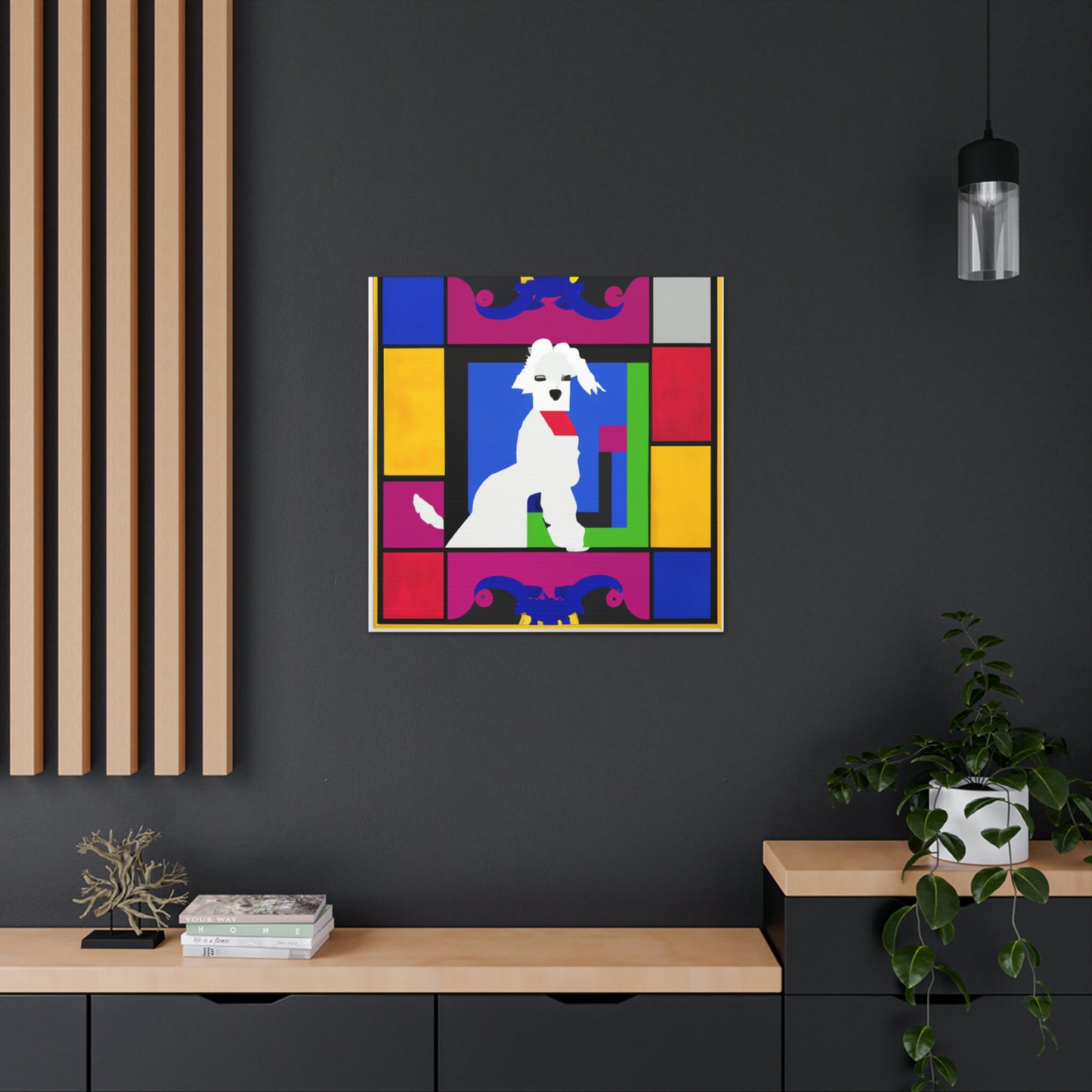 Maltese Puppy Portrait - Canvas