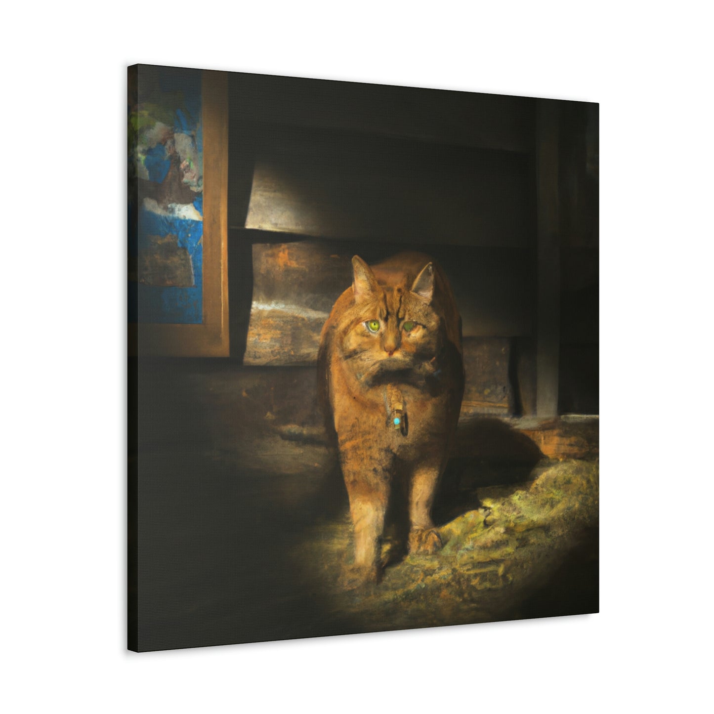 Purr of the Barn - Canvas