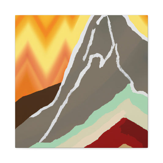 "Mountainous Abstract Dream" - Canvas