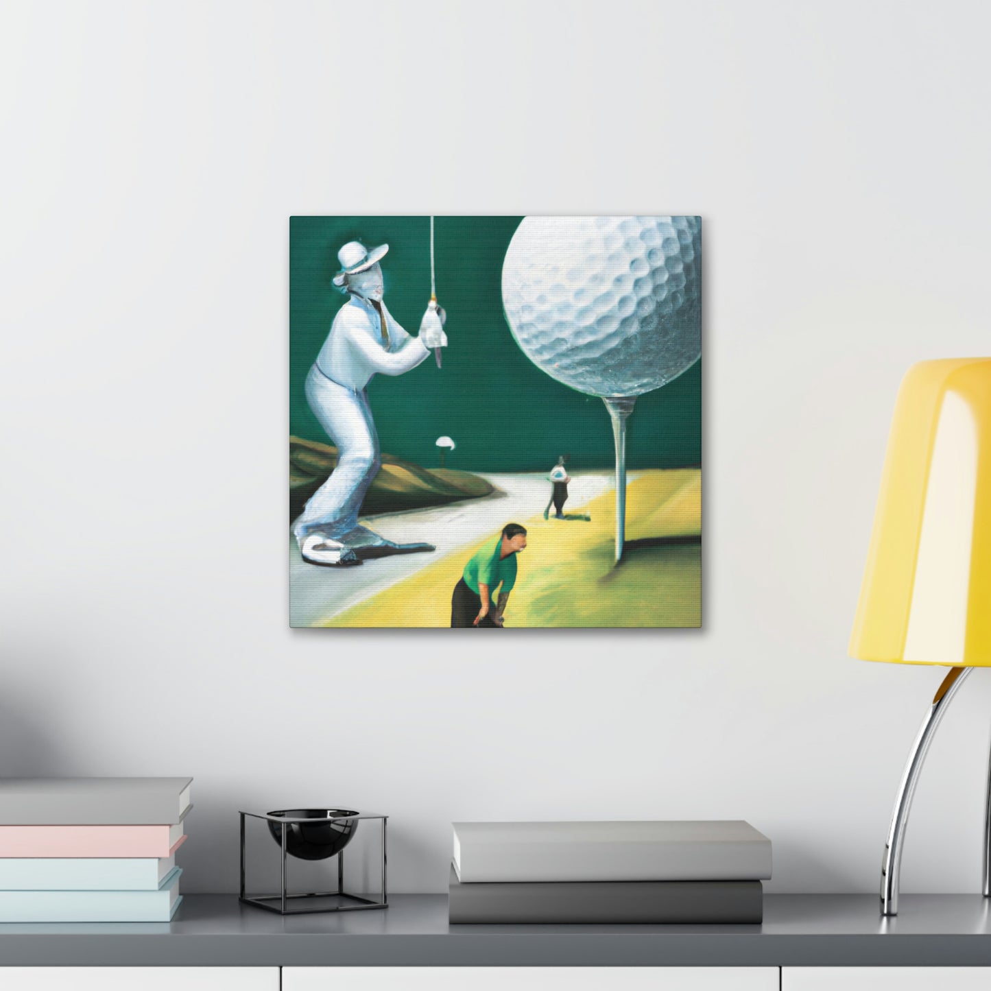 Golfing Through Dreamland - Canvas