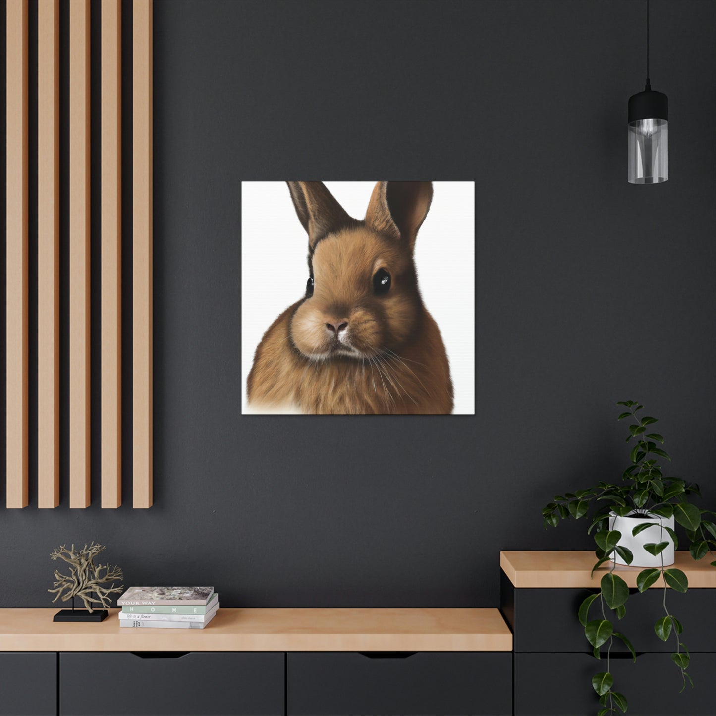 "Rabbit in Springtime" - Canvas