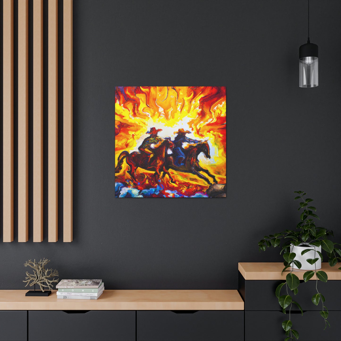 "Cattle Herd Trailblazers" - Canvas