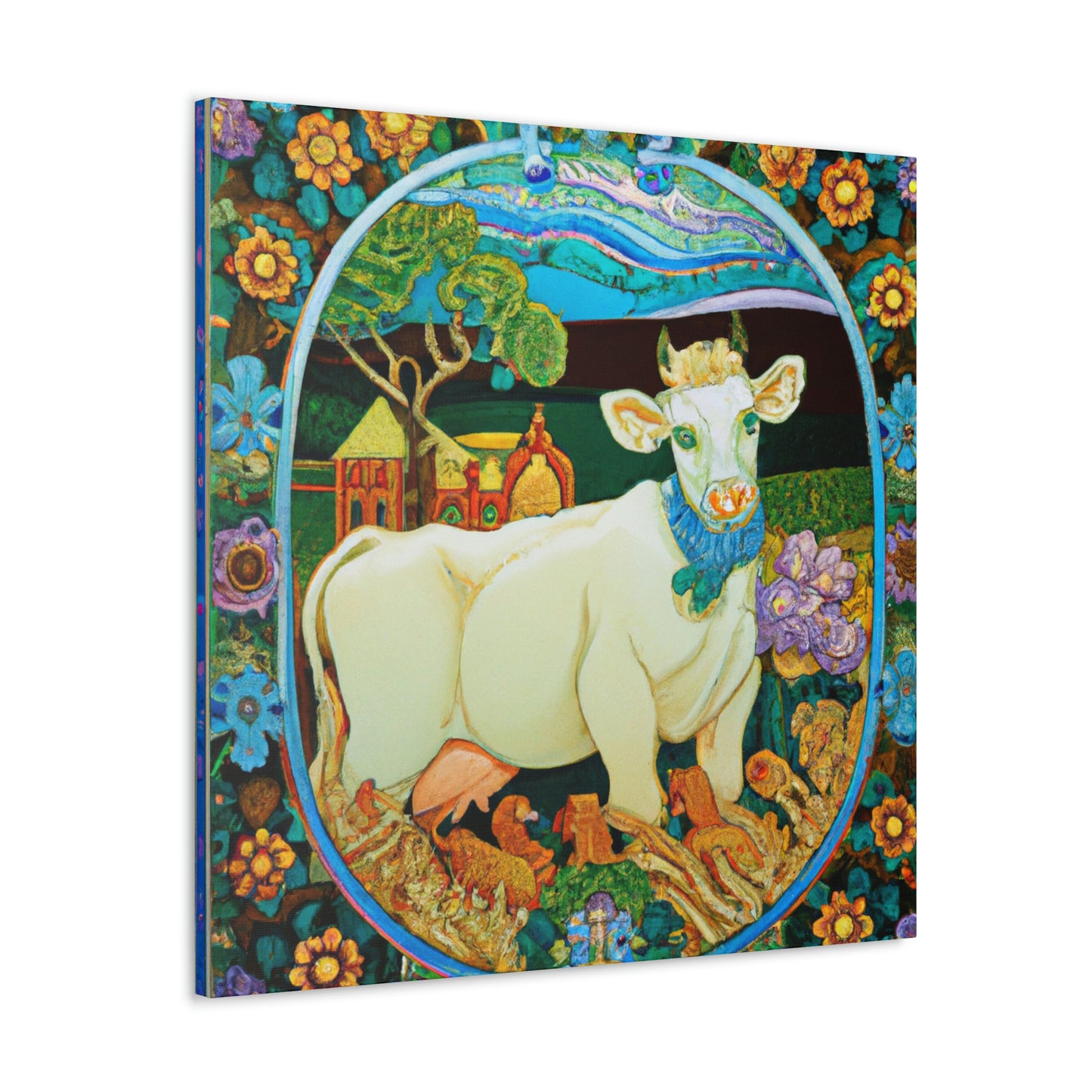 Calf in Art Nouveau - Canvas