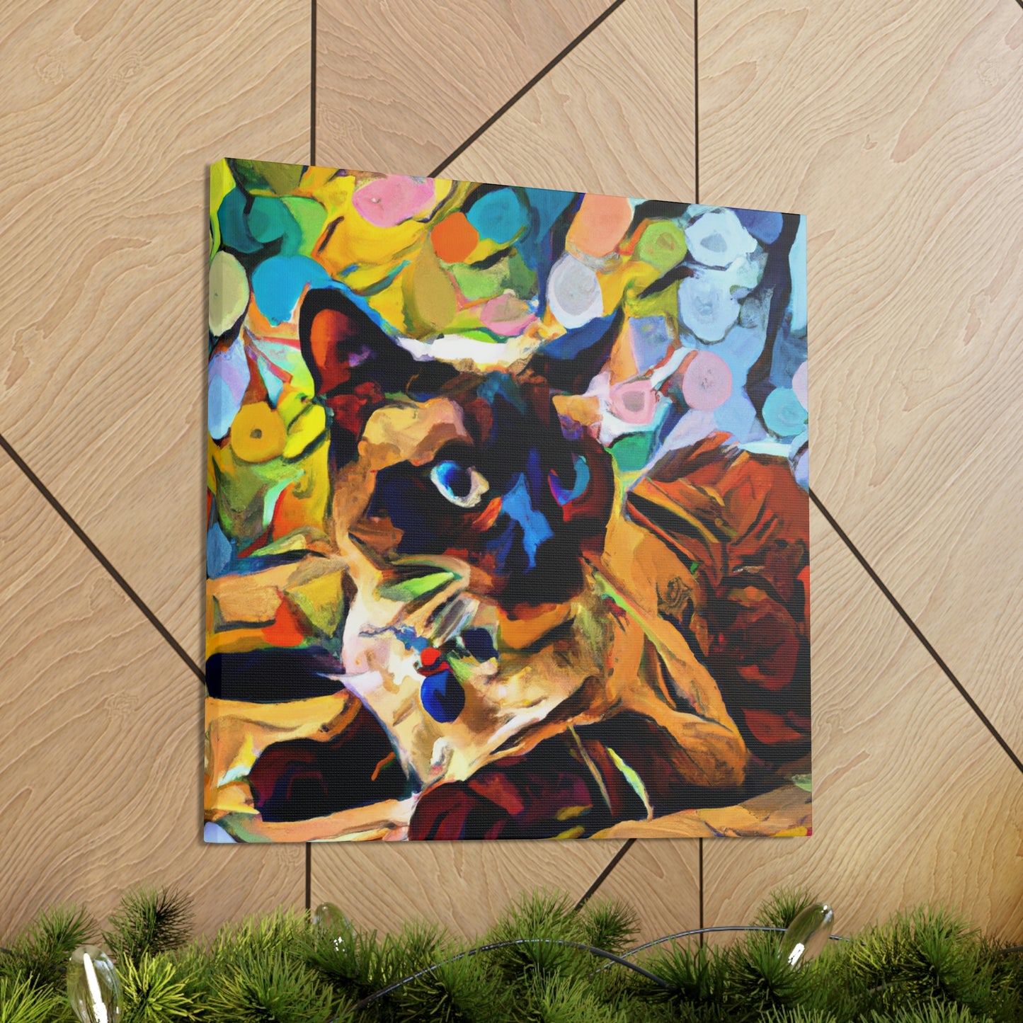 Siamese in Fauvism - Canvas