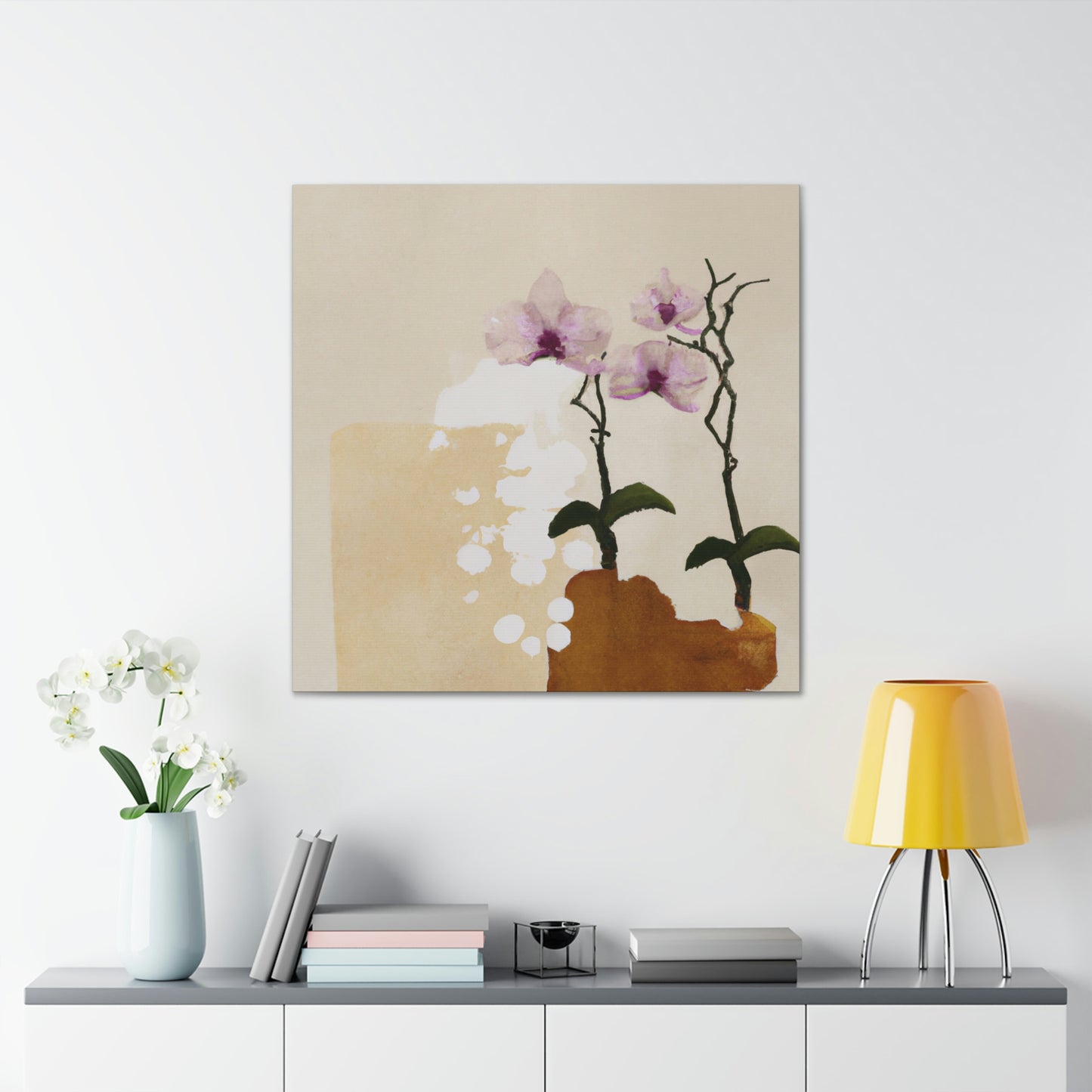 "Orchid In Movement" - Canvas