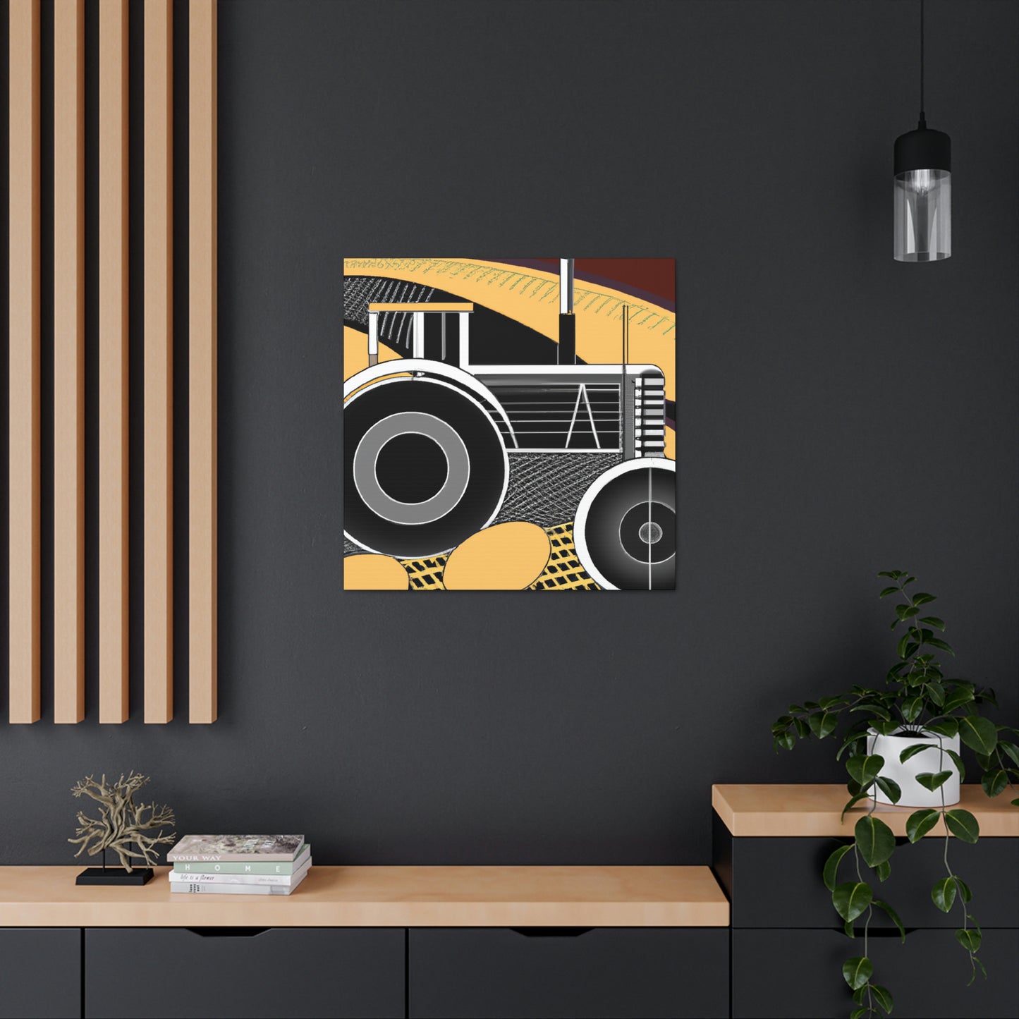 Tractor in the Jazz Age - Canvas