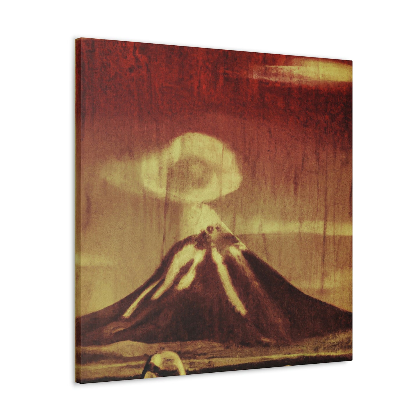 Volcano Burst of Color - Canvas