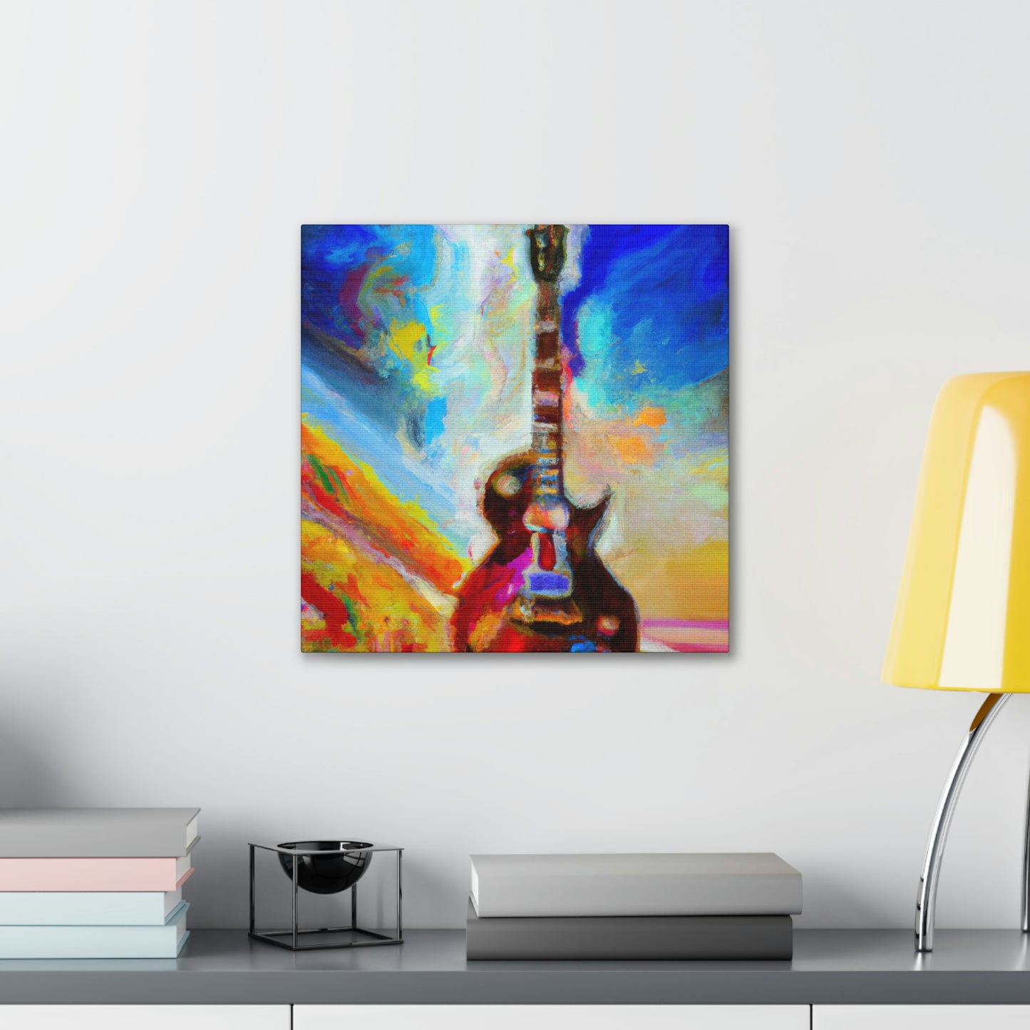 Gibson in Abstract Forms - Canvas