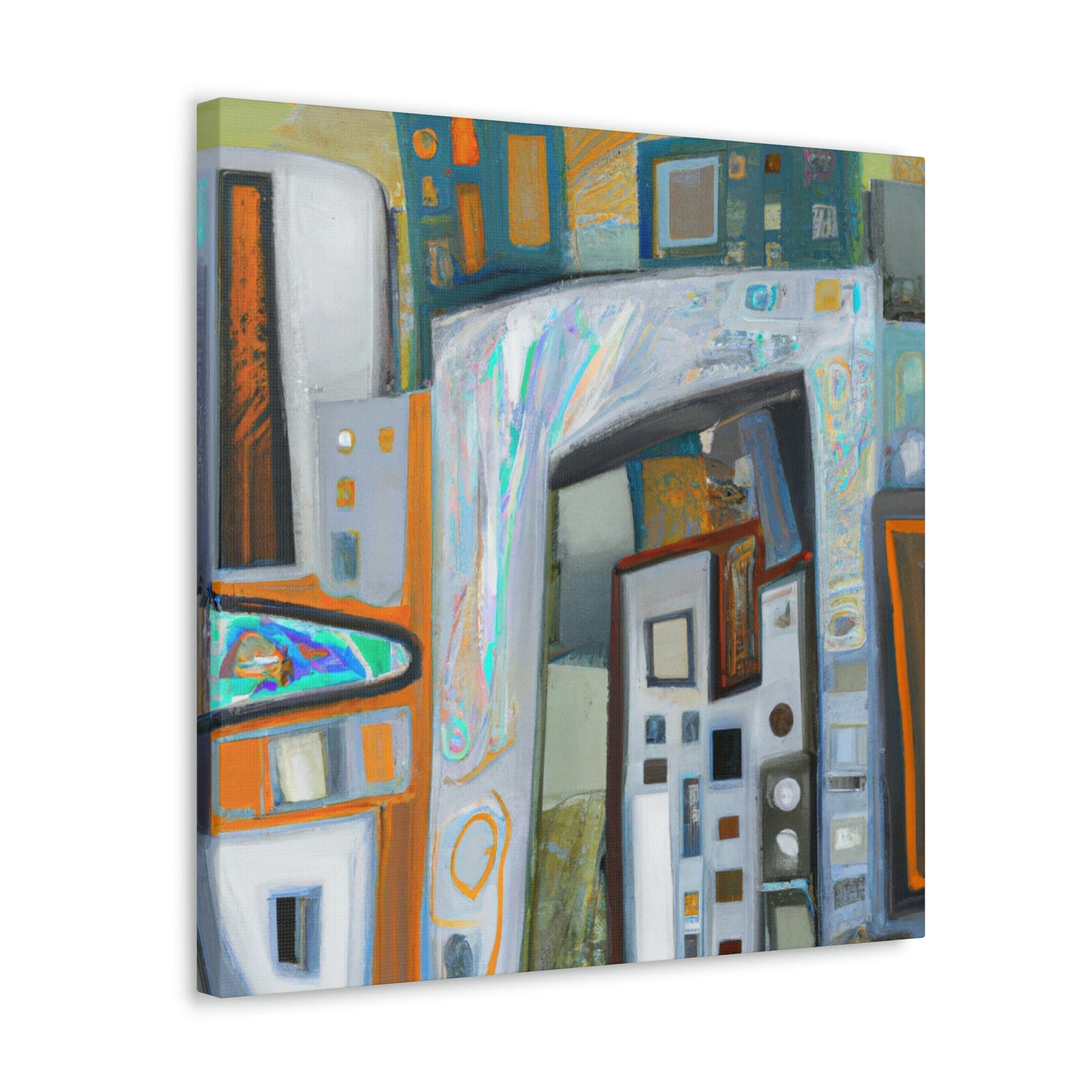 "Urban Vibrancy 1940s" - Canvas