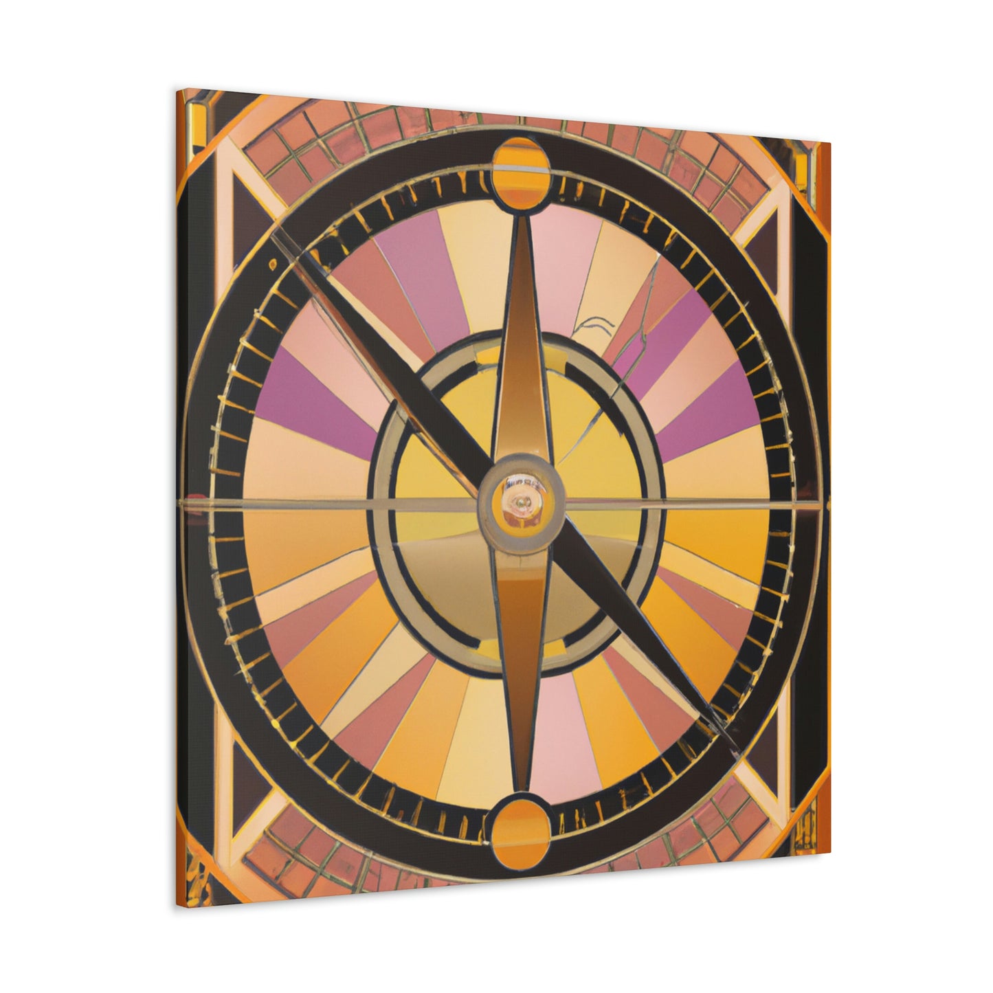 "Compass of Art Deco" - Canvas