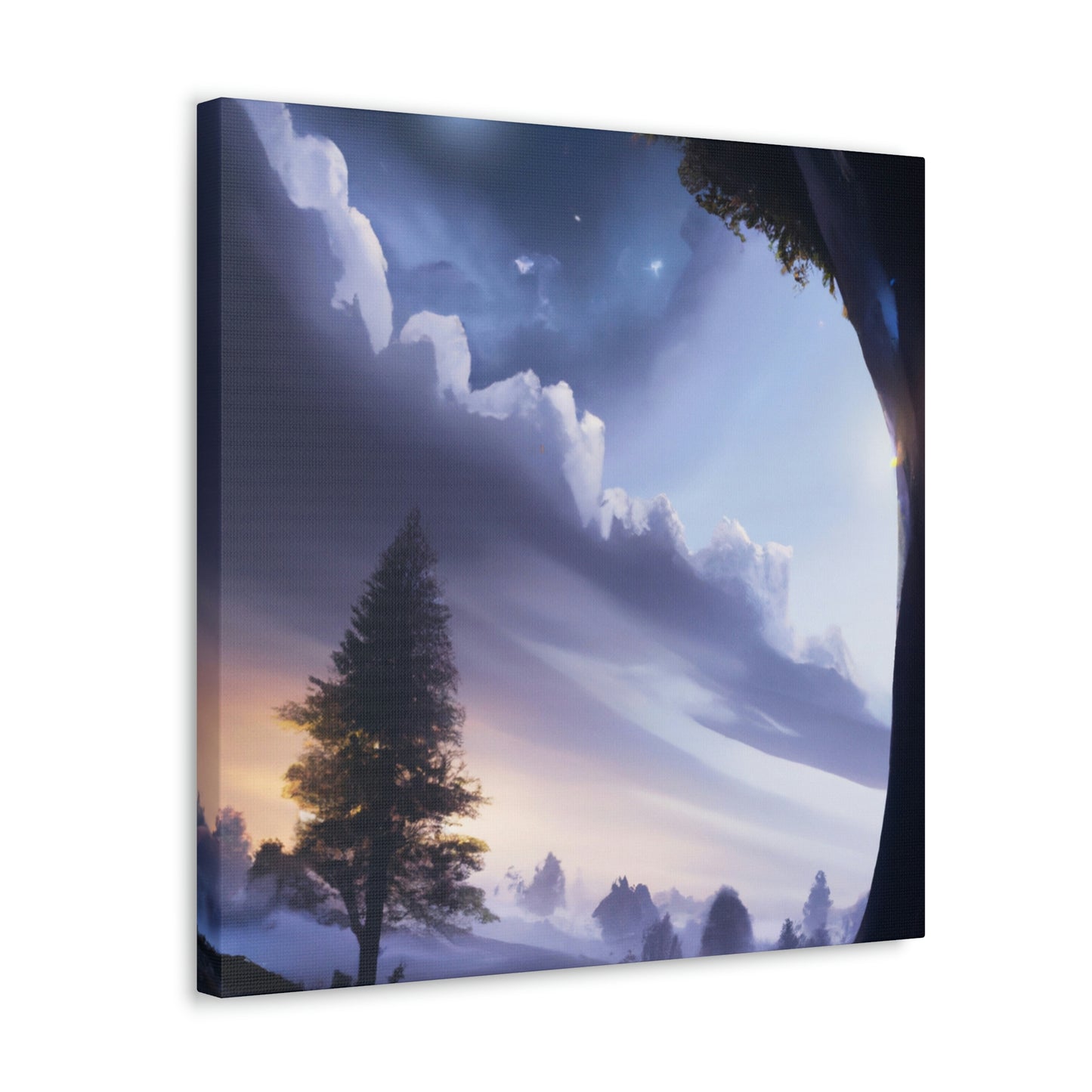 Layered Tranquil Dreamscapes - Canvas