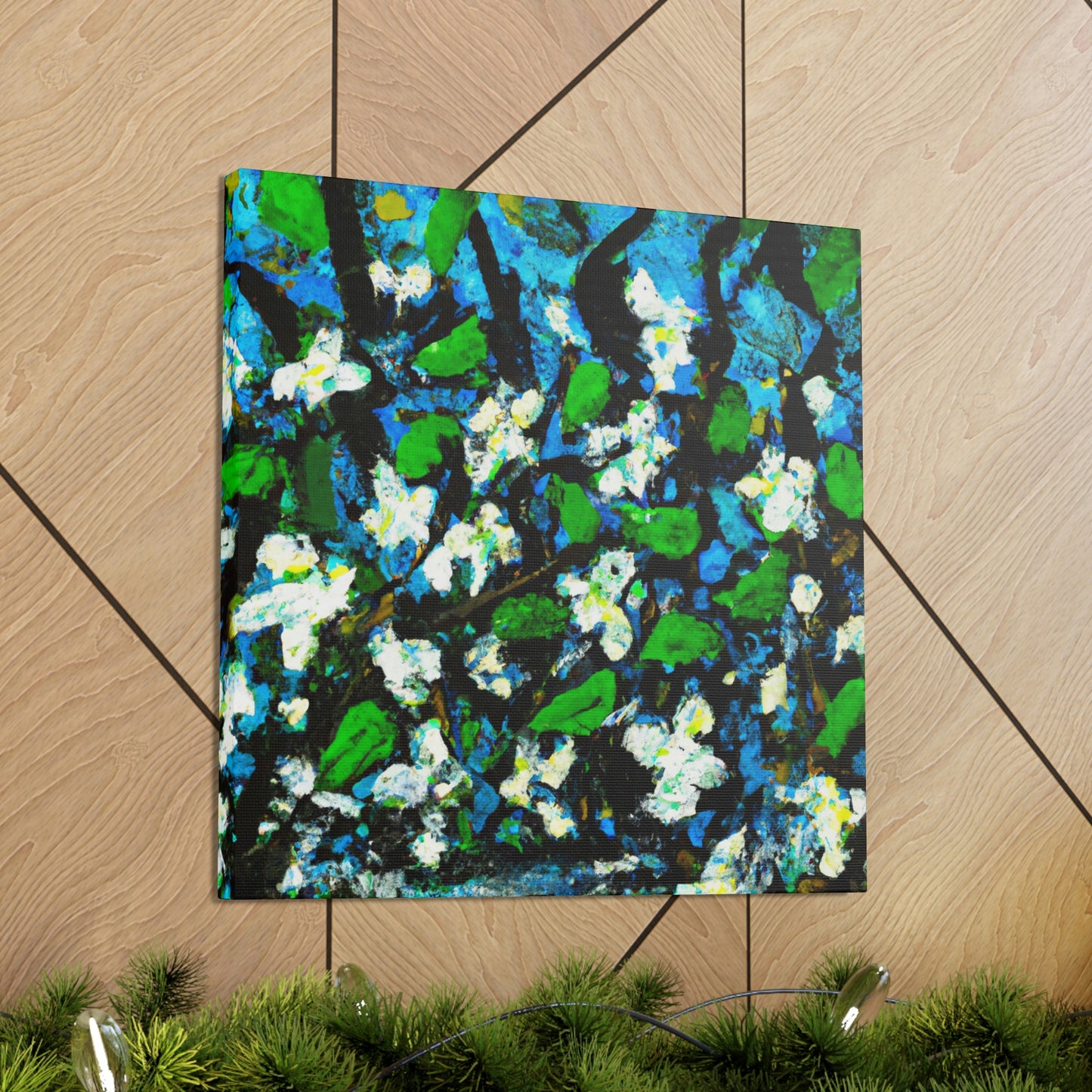 Jasmine's Colorful Frenzy - Canvas