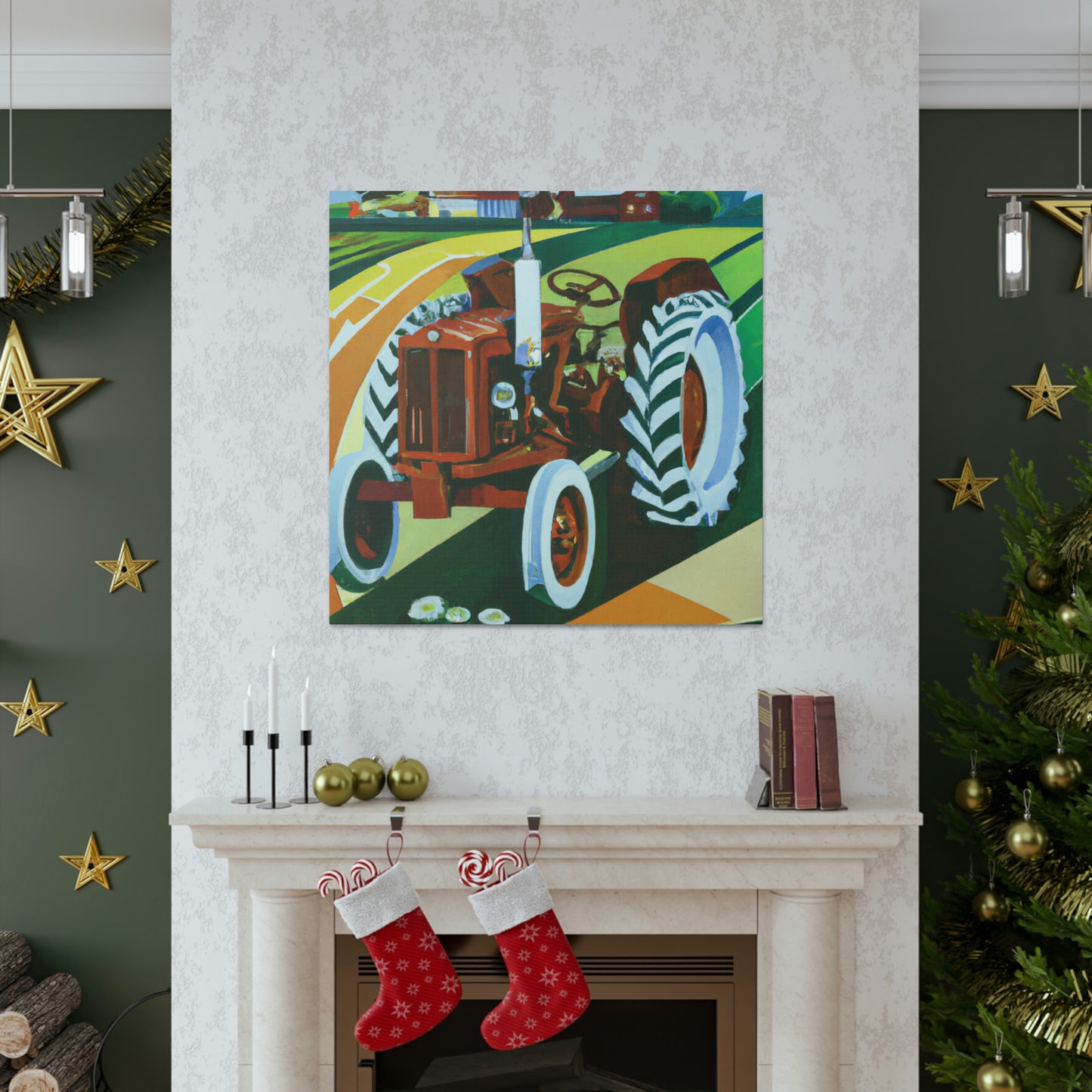 "Tractor of the Fields" - Canvas