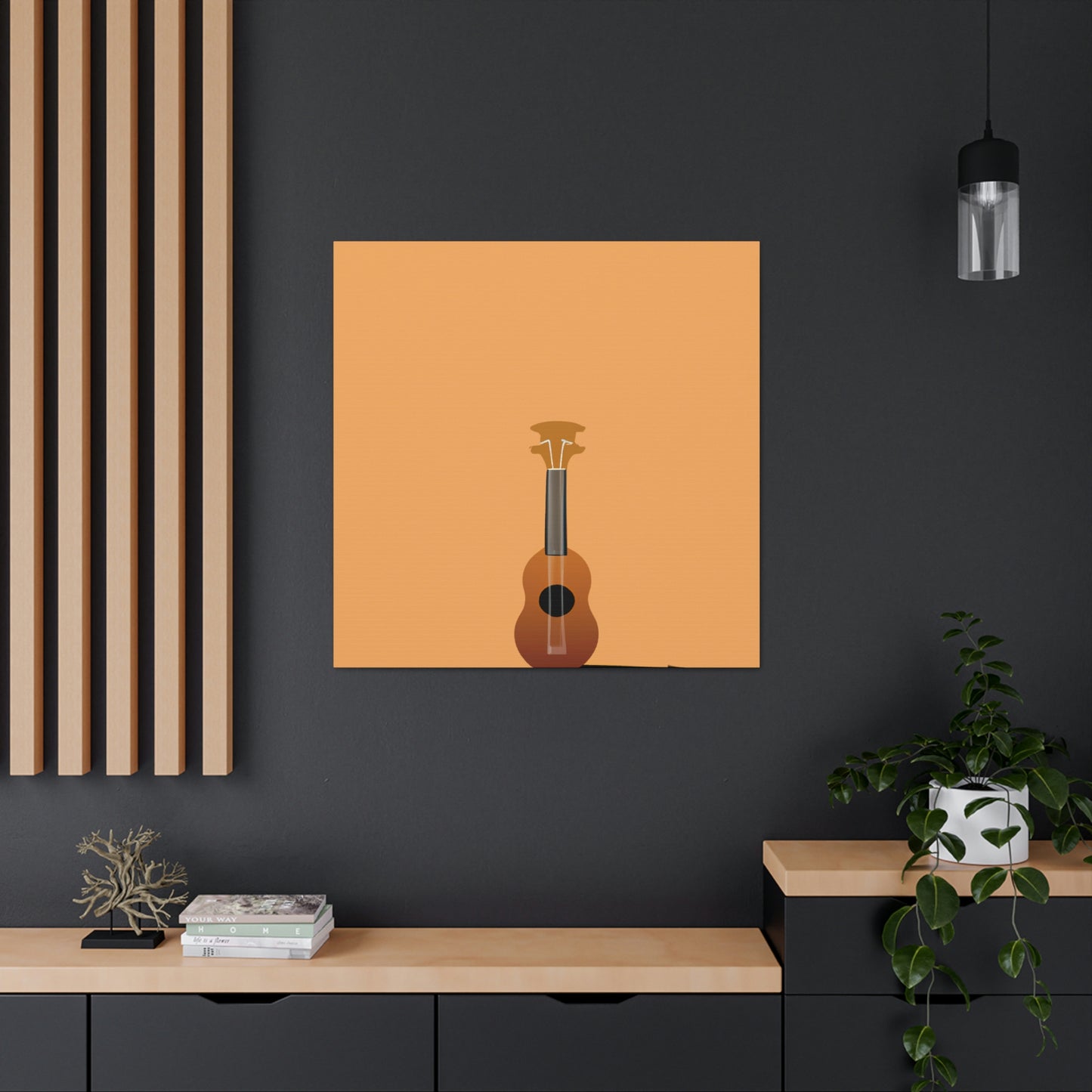 "Ukelele Of Minimalism" - Canvas