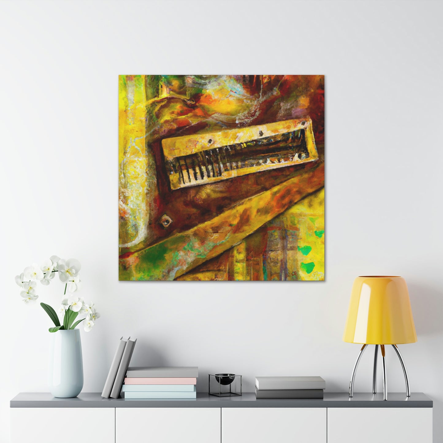 Harmonica Melody Music - Canvas