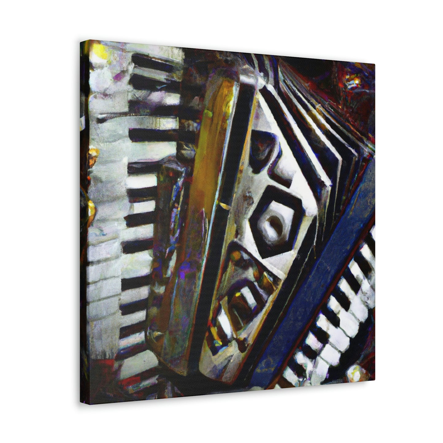 Accordion in Abstraction - Canvas