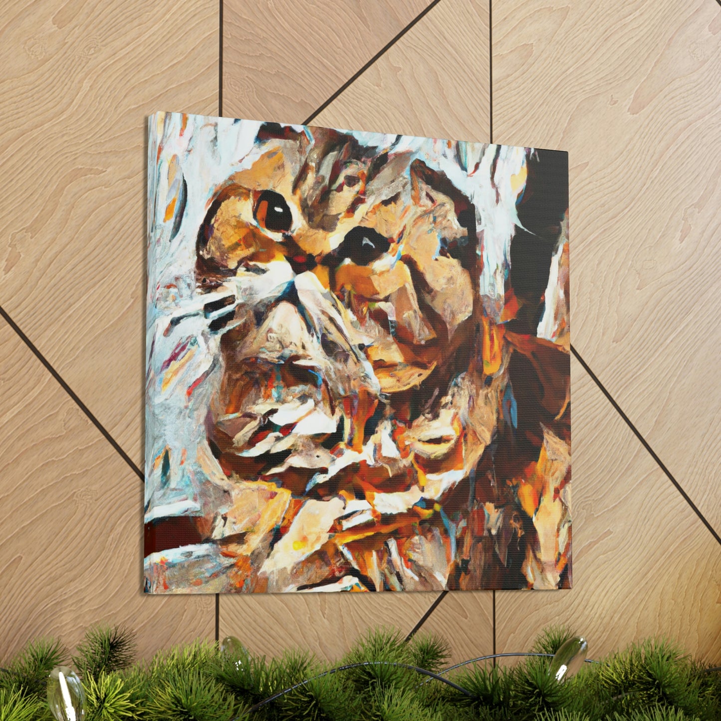 Scottish Fold Abstraction - Canvas